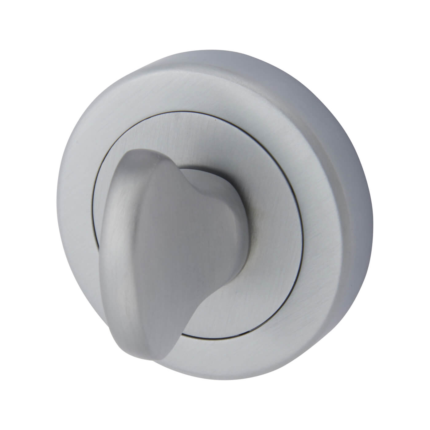 Bathroom Turn & Release - 48mm Diameter - Satin Chrome - view 3