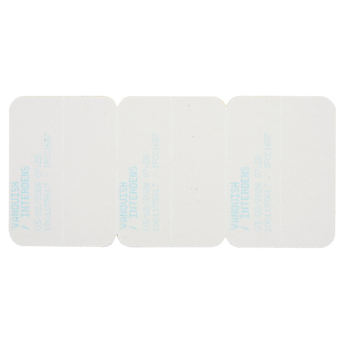 Interdens Intumescent Hinge Pads For & - Radius - 100 x 36 x 1mm - Pack of 6 - view 3