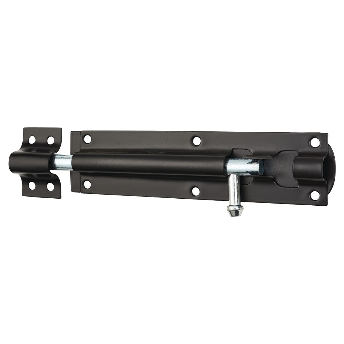 Medium Duty Cranked Hook & Band Gate Hinge Kit with Ring Gate Latch - 300mm - Black - view 3