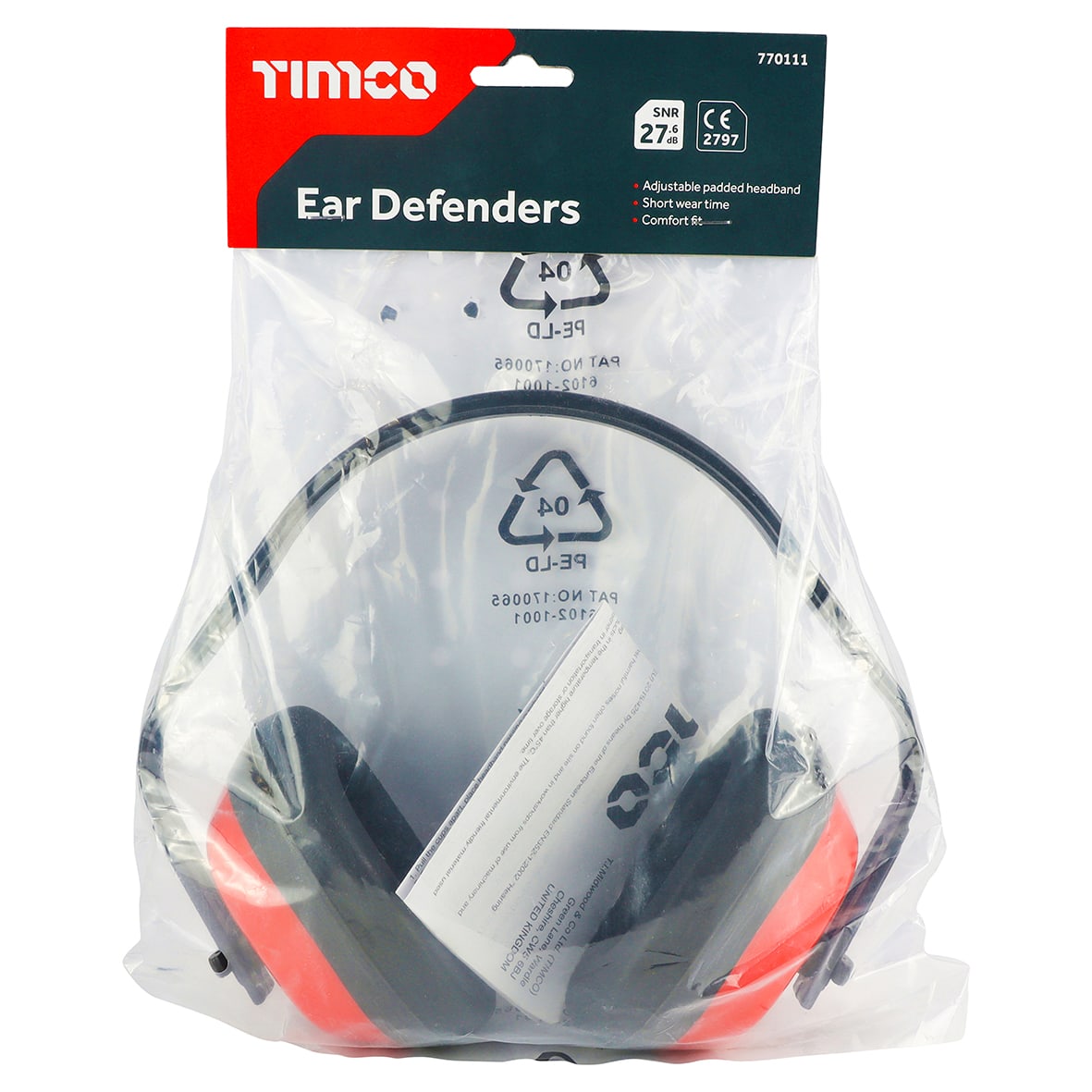 Ear Defenders - 27.6dB SNR - view 3
