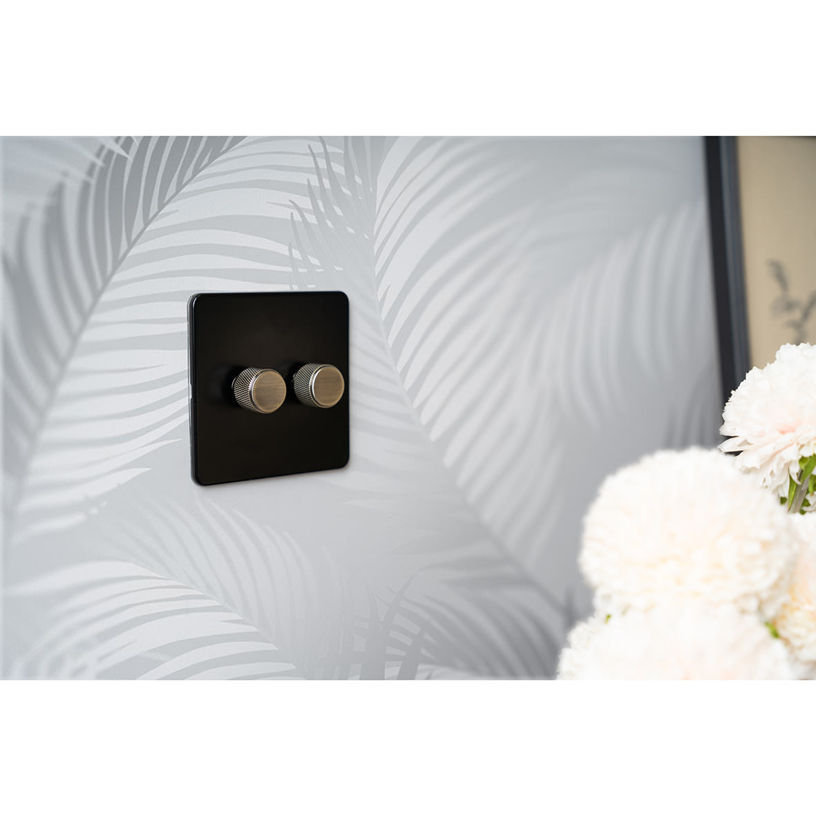 Retrofit Knurled Dimmer Knob - Antique Brass - view 5