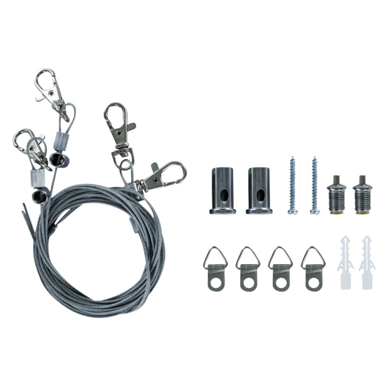 LED Edge Lit LED Panel Suspension Kit - 600 x 600mm - view 2