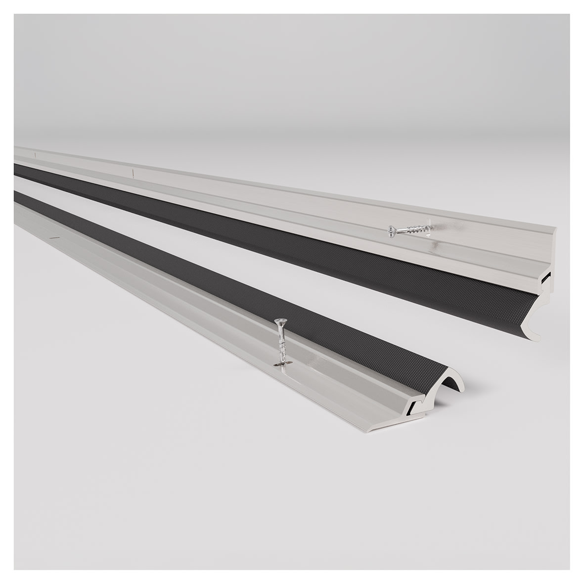 XP ADS Premium Q-Lon Perimeter Seal Door Set - 2100mm Length - Silver - view 6