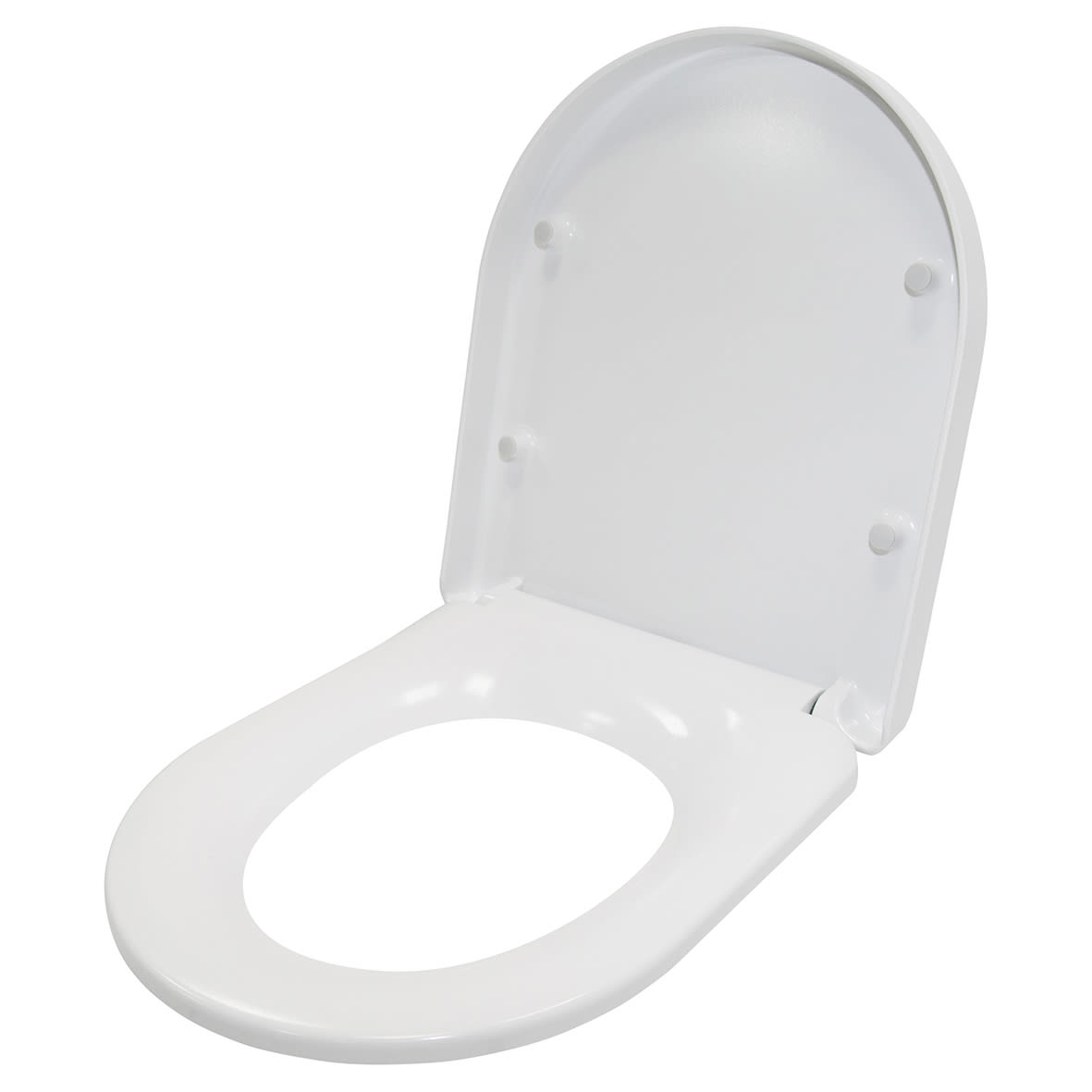Eyre Flexi-Fix Soft Close Toilet Seat - White - view 2