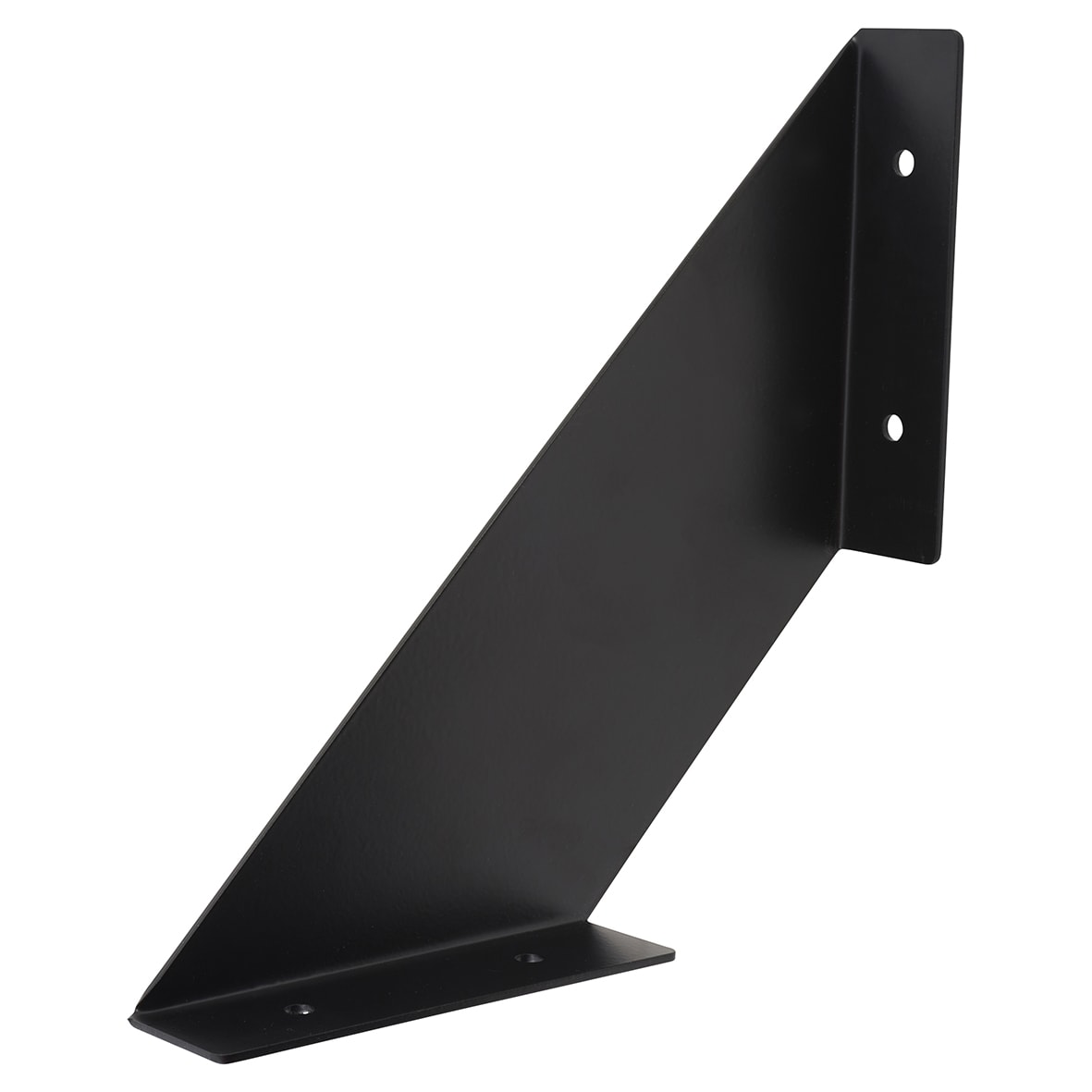 Side Mounted Shelf Bracket - Matt Black - view 2