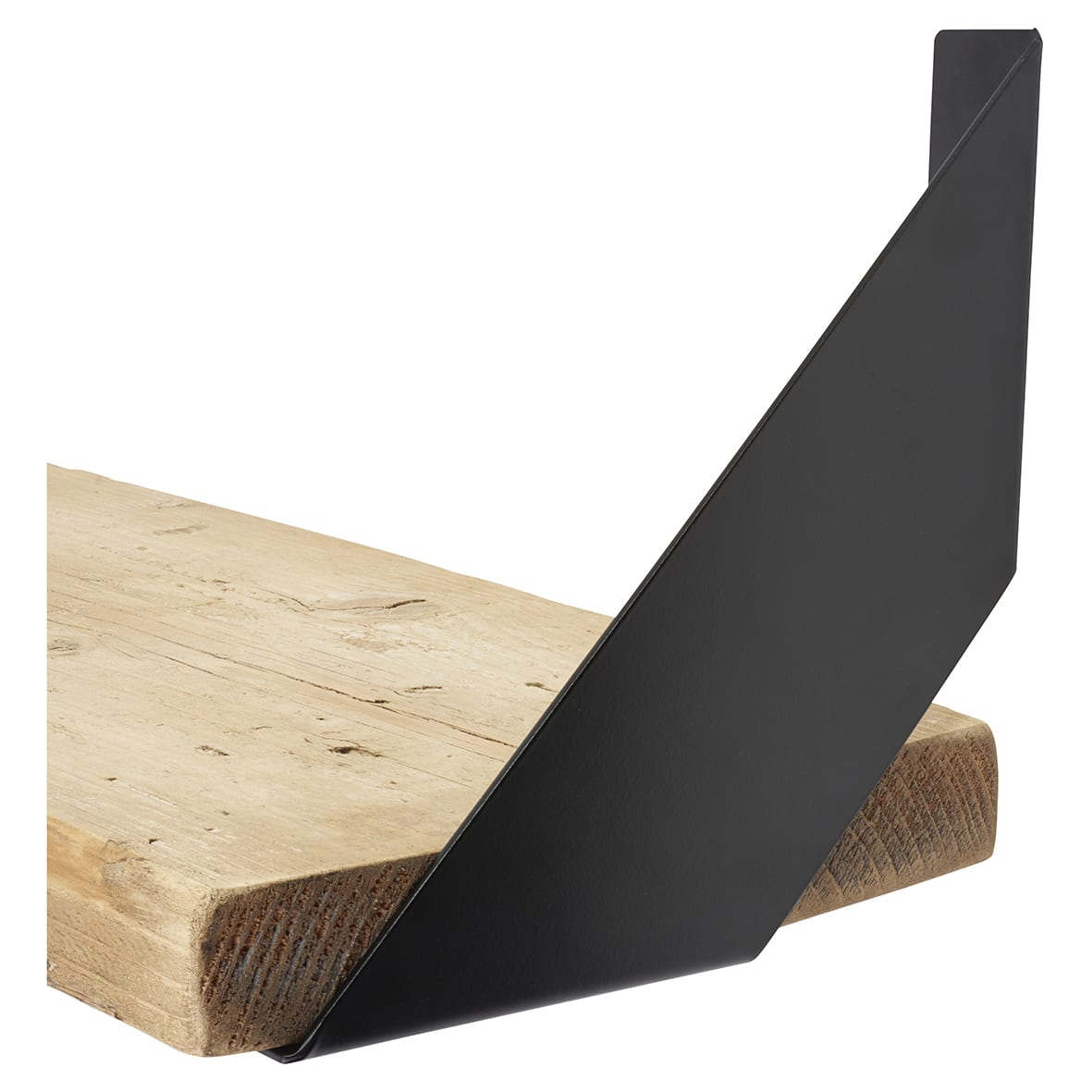 Side Mounted Shelf Bracket - Matt Black - view 3