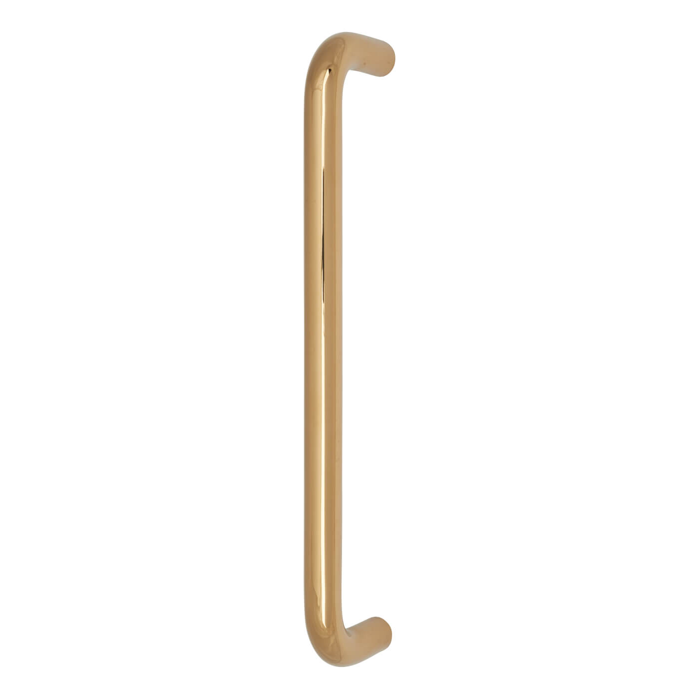 PVD Brass 19mm D-Bar Door Pull Handle - Bolt Fix - 305mm Centres - view 2