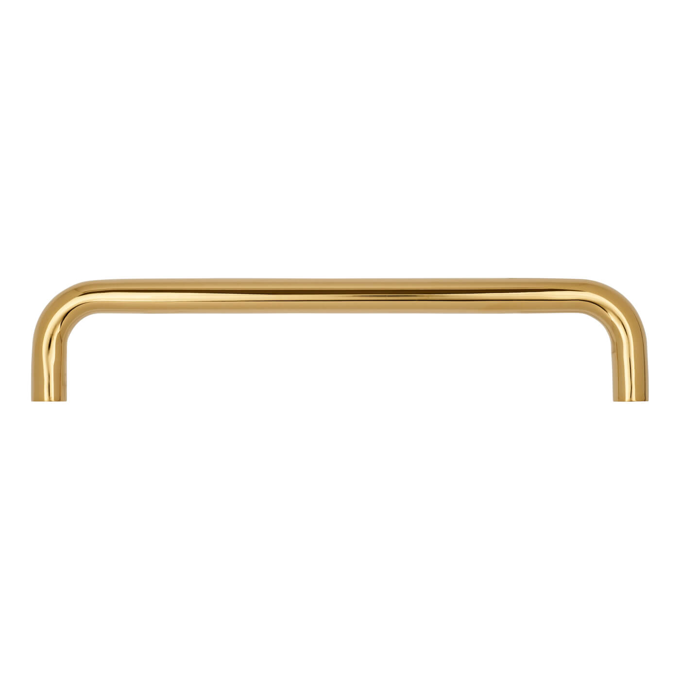 PVD Brass 19mm D-Bar Door Pull Handle - Bolt Fix - 305mm Centres - view 3