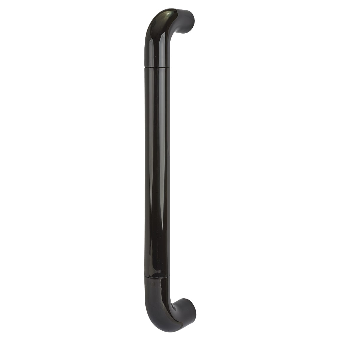 Ebony Black Nylon D-Bar Door Pull Handle - Bolt Fix - 425mm c/c - view 2