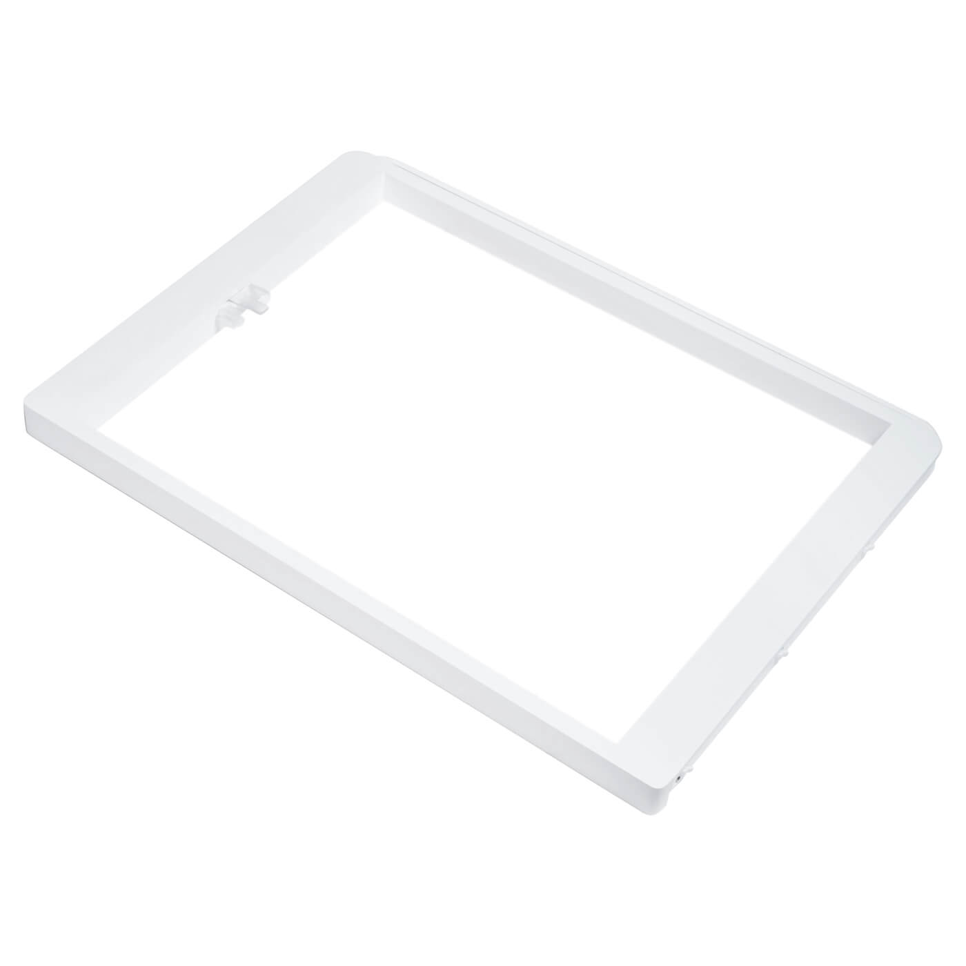 Top Track System - Click In Gliding Frame for Mesh & Wire Baskets - 600 x 437mm - White - view 2