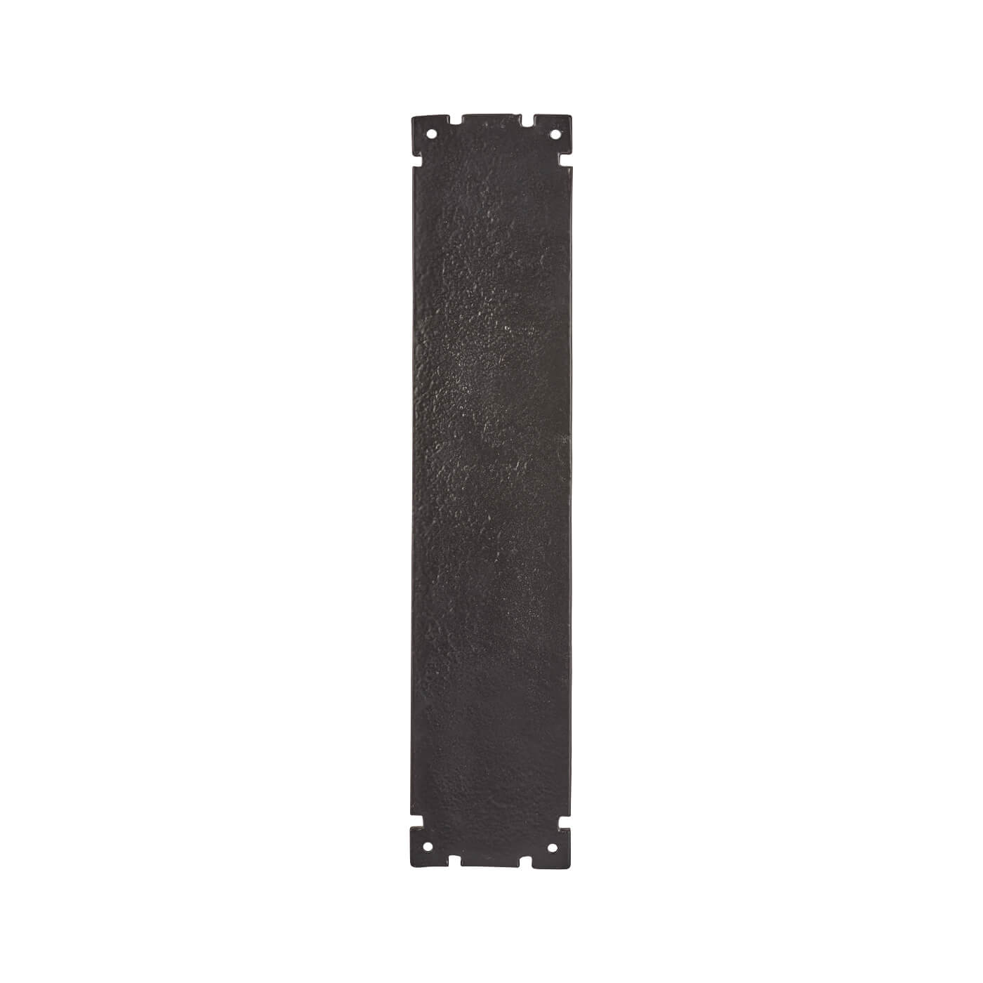 Iron Plain Finger Plate - 300 x 65 x 4mm - Antique Black - view 2