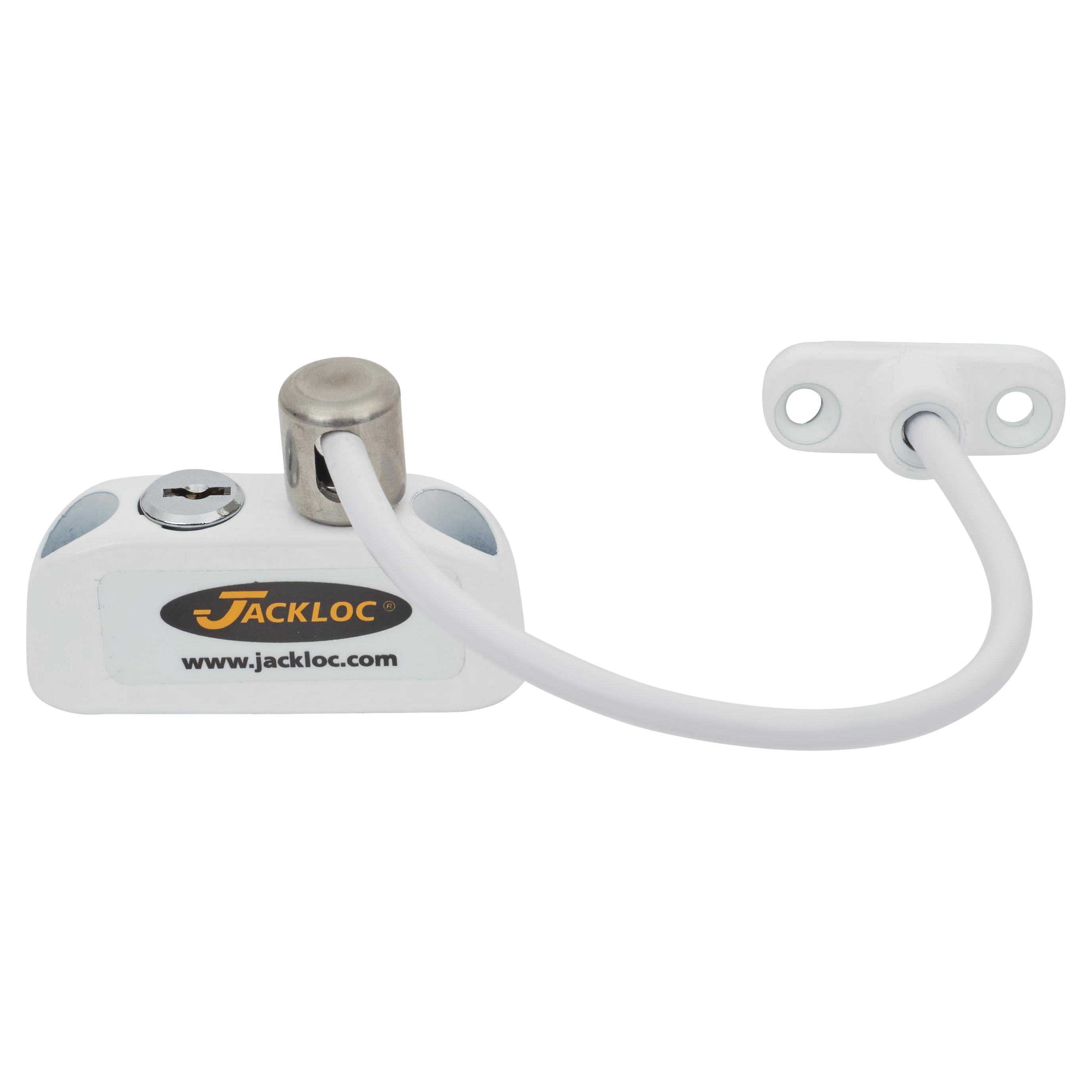 Pro-5 Key-Locking Cable Window Restrictor - White - view 7
