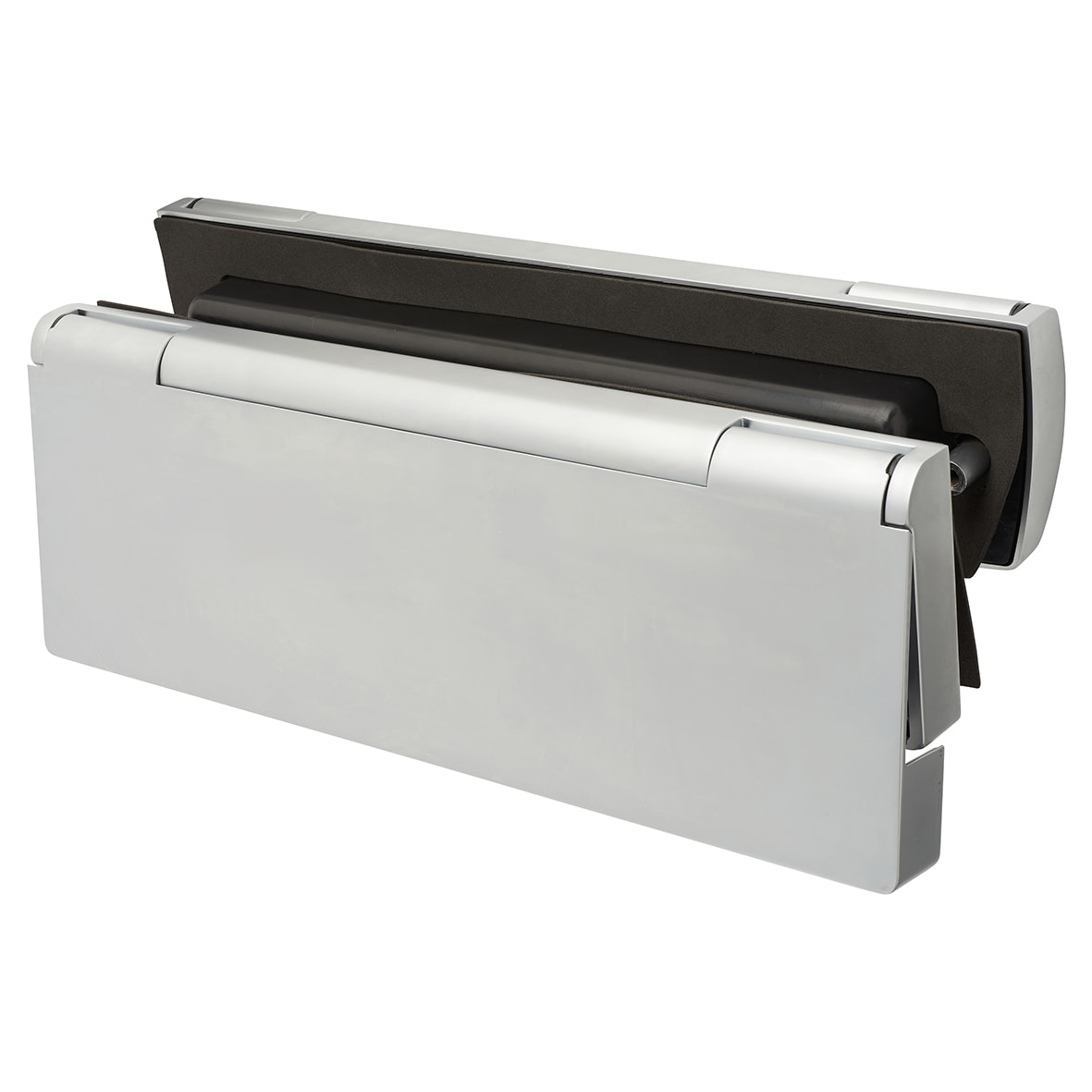 AR708HS Security Letter Plate - 310 x 21mm - Satin Chrome - view 2