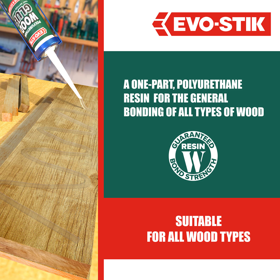 Polyurethane Wood Adhesive - 310ml - Clear - view 6