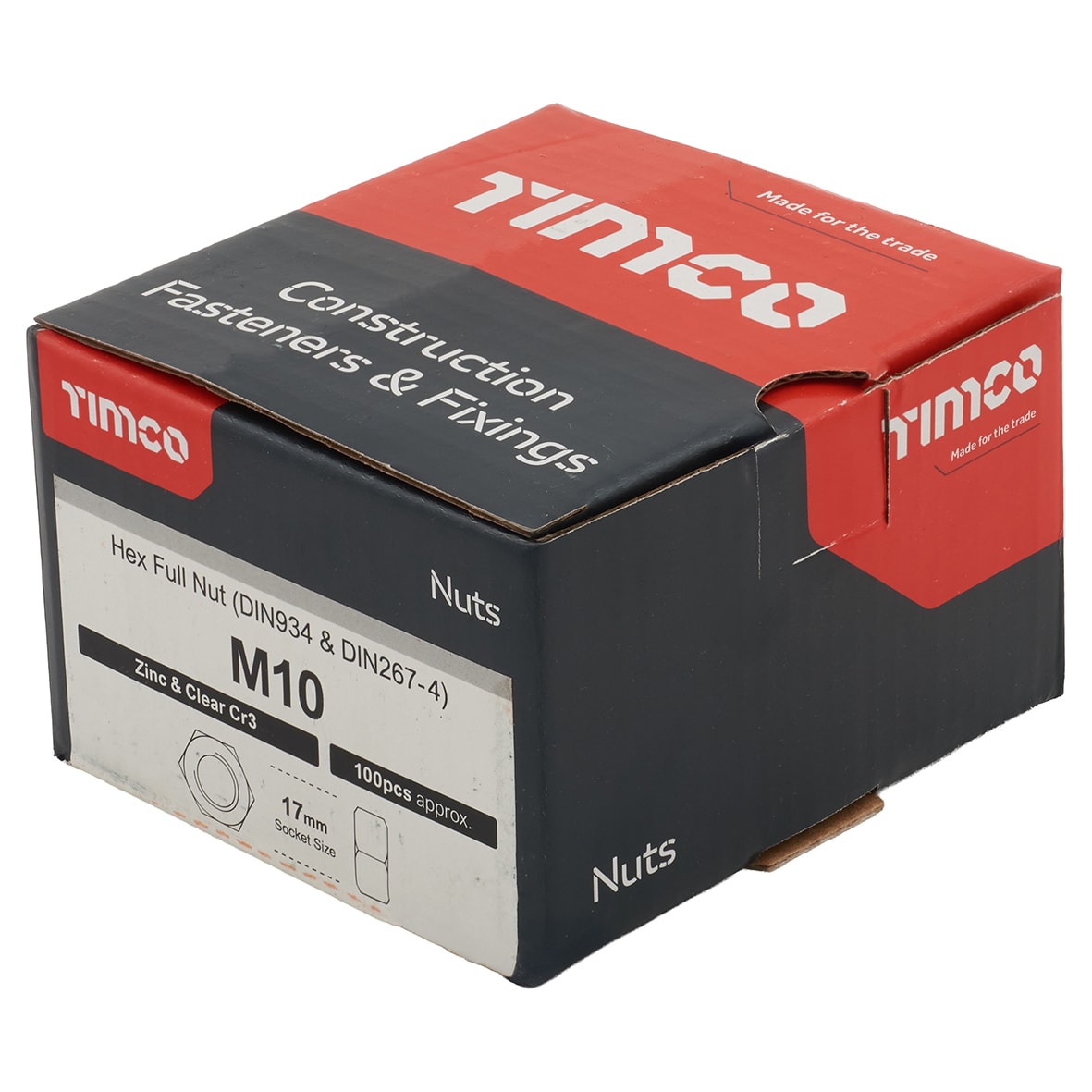 Hex Full Nut - M10 - Pack of 100 - view 2