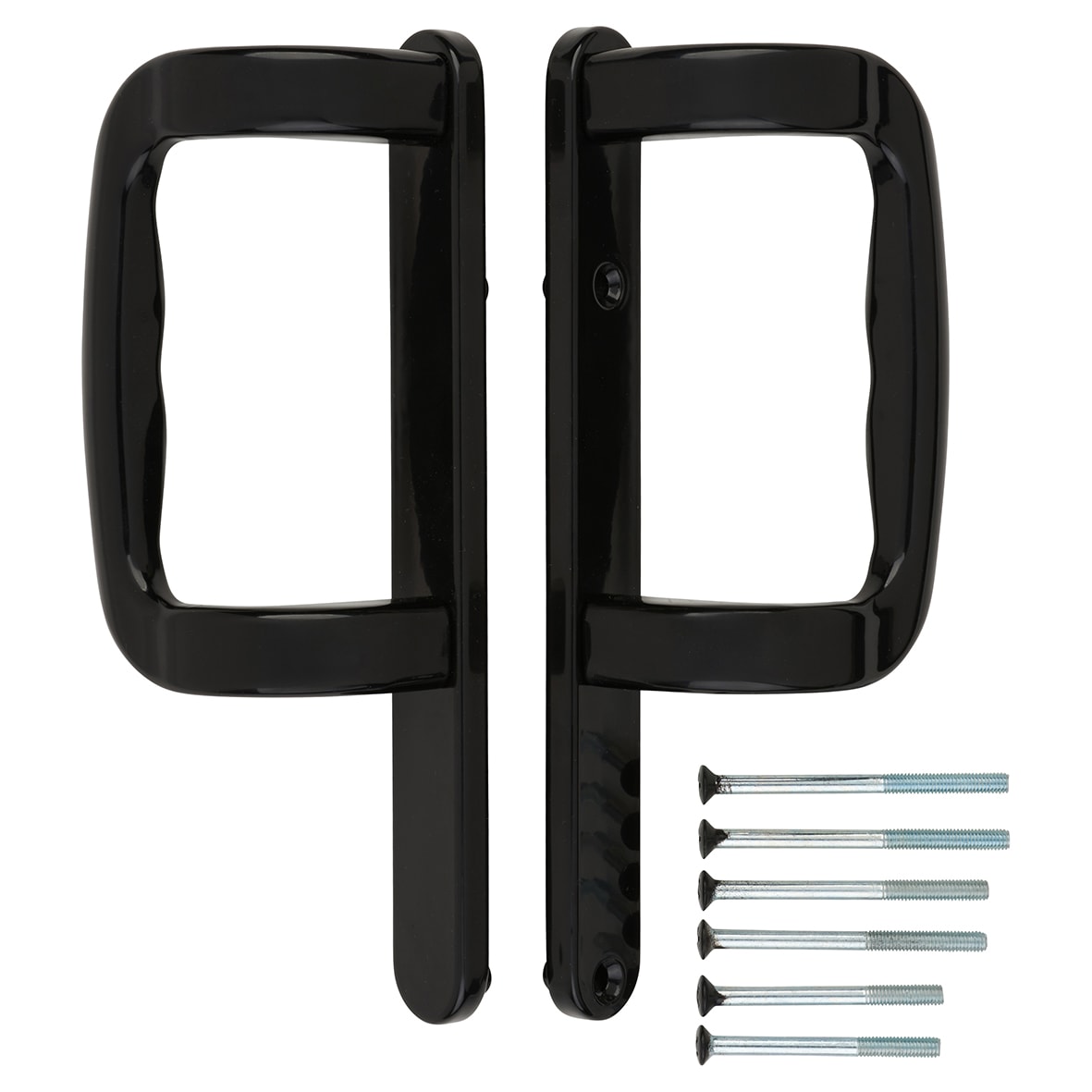 Black uPVC Patio Dummy Door Handles - view 6