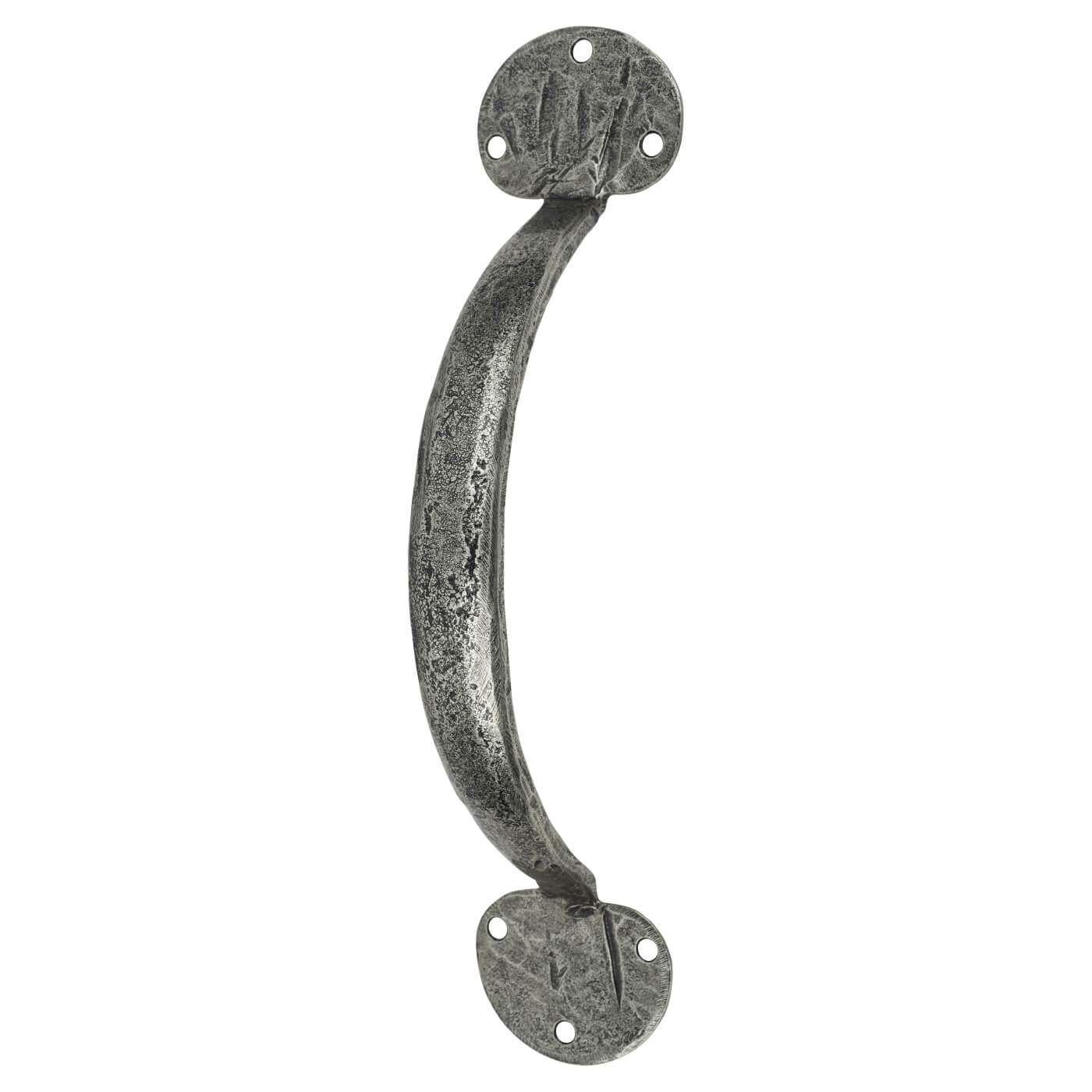 Pewter Bean D-Bar Door Pull Handle - Screw Fix - 147mm Centres - view 2