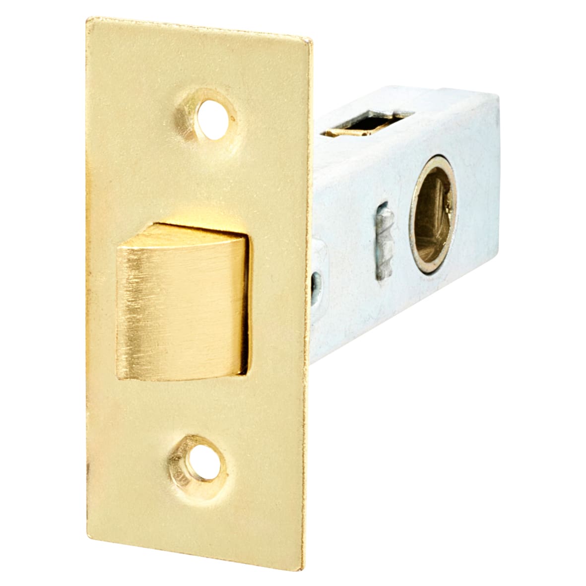 Budget Tubular Latch - 65mm Case - 44mm Backset - Square - Brass Plated - view 6