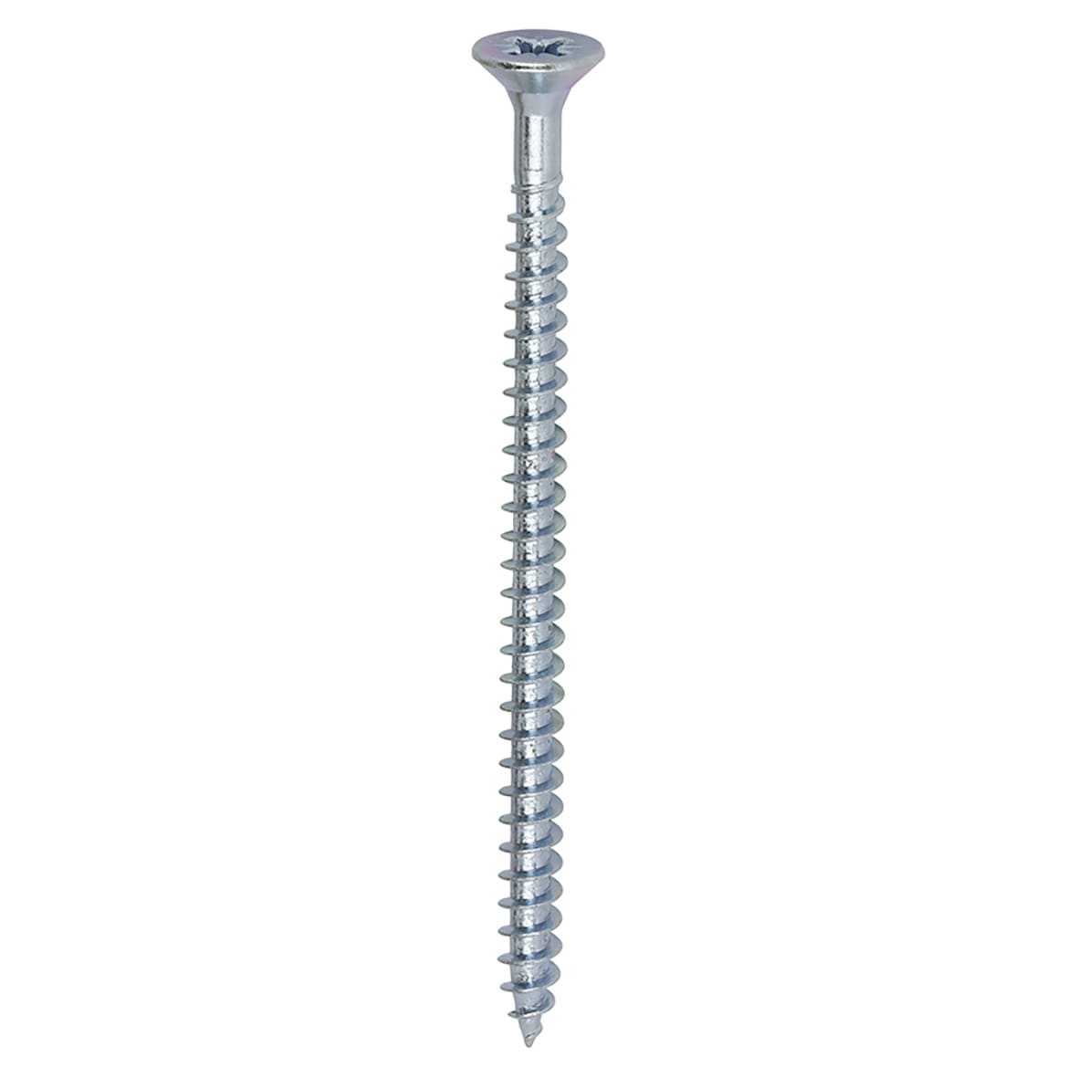 Solo Chippy Pozi Countersunk Wood Screws - 5.0 x 80mm - Zinc Plated - Pack of 200 - view 3