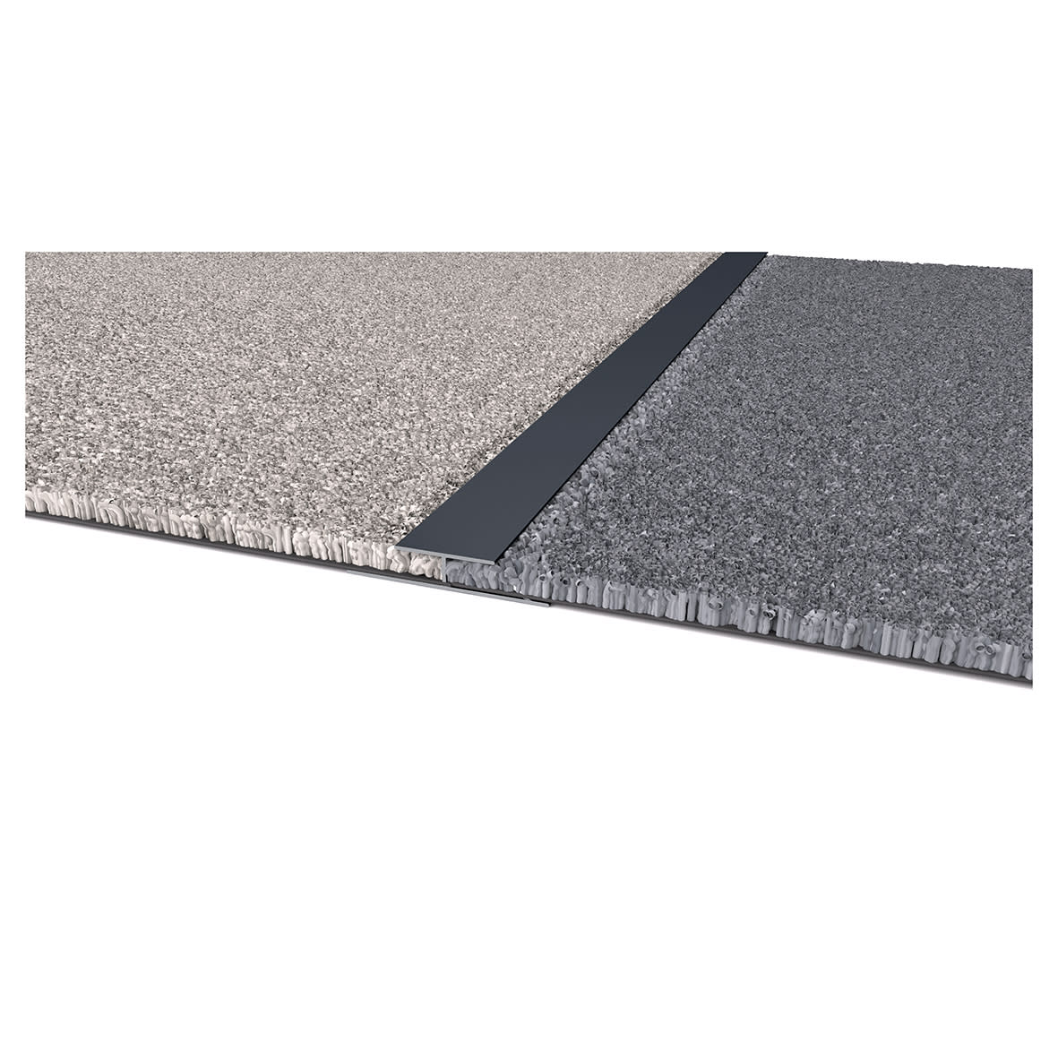 M103 Regency Designer Dual Edge Grip Door Bar Carpet Trim - 900mm Length - Dark Chrome - view 2