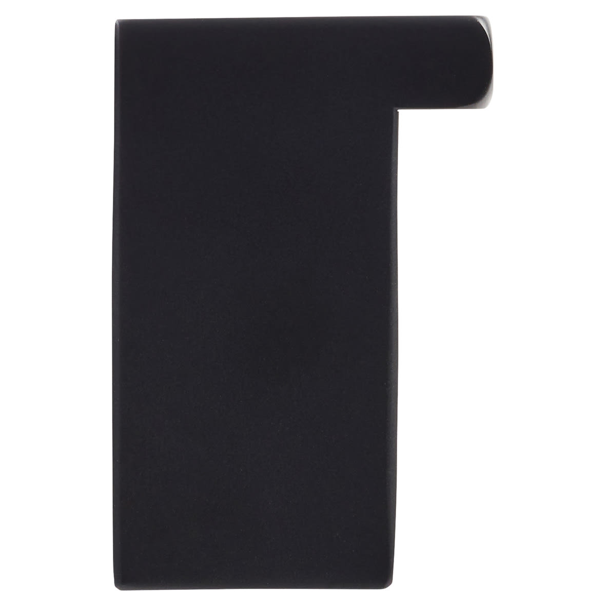 Contemporary Square Robe Hook - 68 x 60 x 40mm - Matt Black - view 2