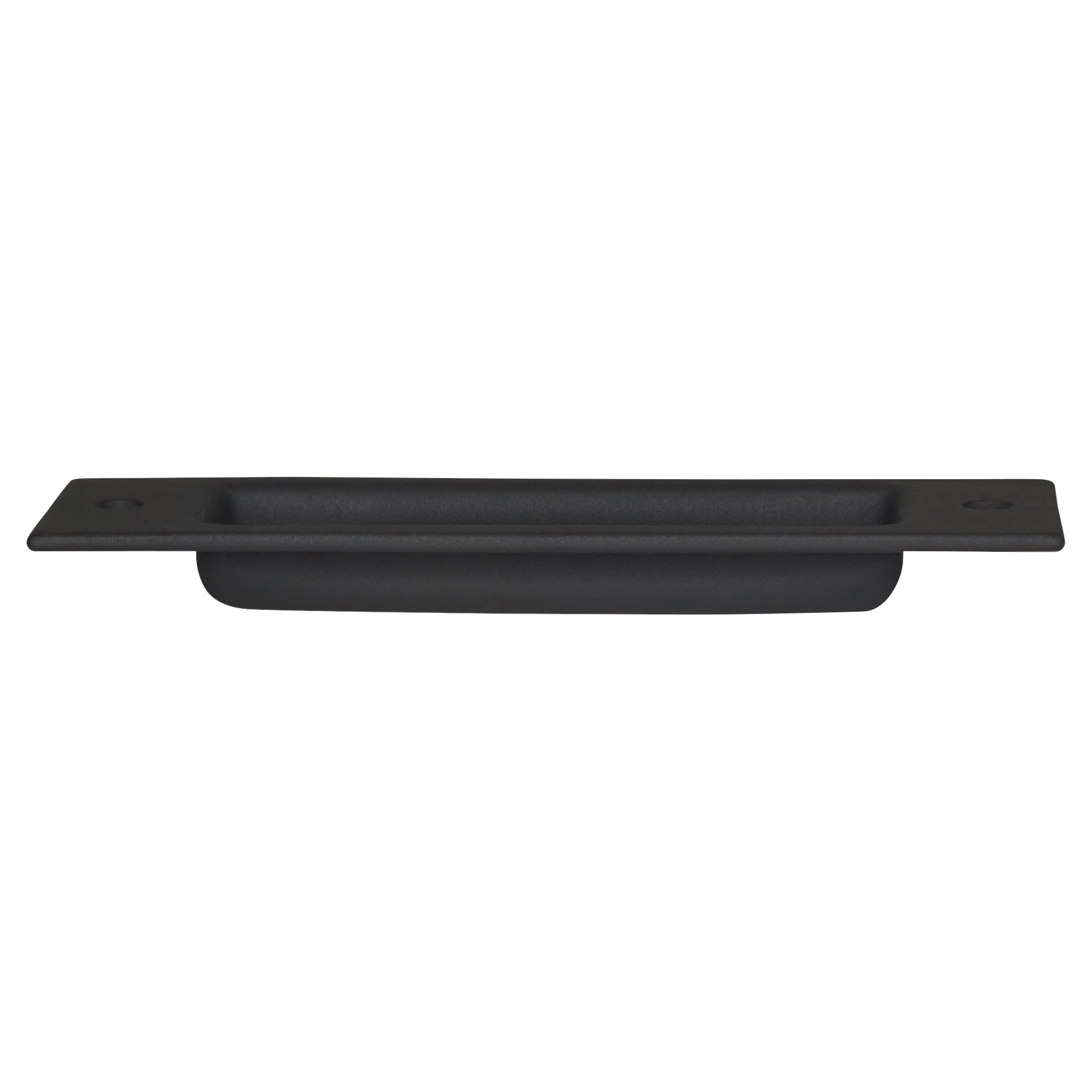 Flush Handle - 165 x 53mm - Matt Black - view 3