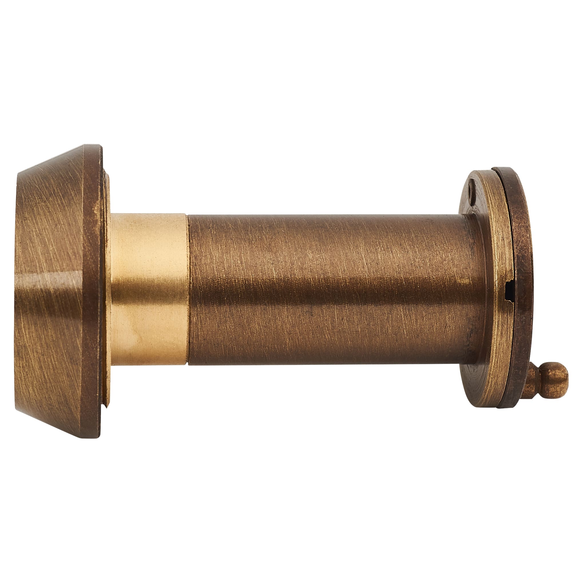 200° Fire Rated Door Viewer - Door Thickness 35-55mm - Antique Brass - view 3