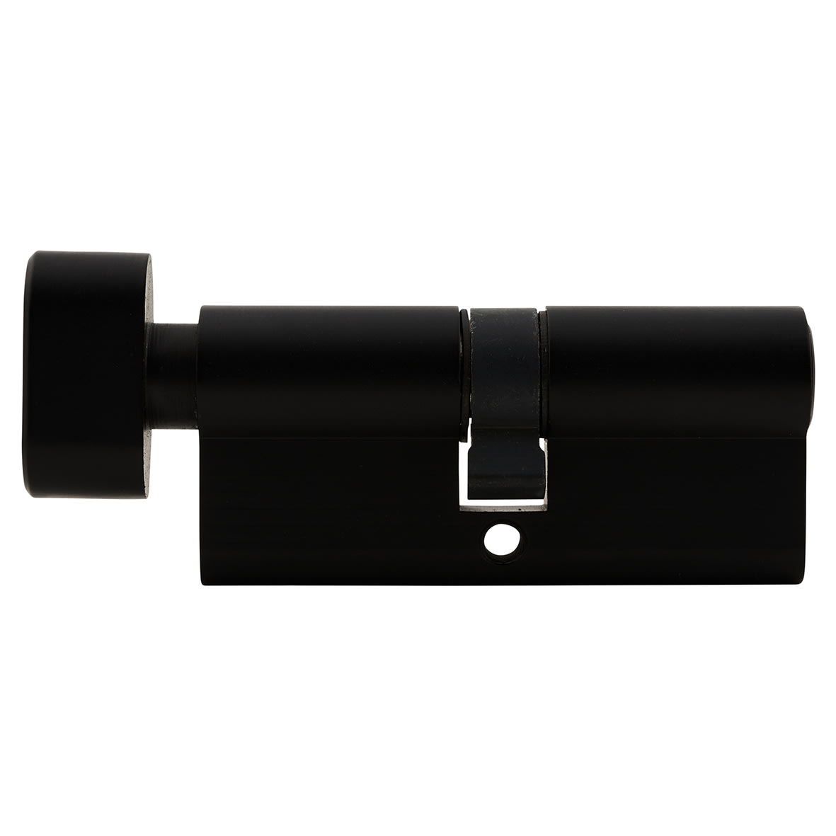 5 Pin 70mm Euro Thumbturn Cylinder - 35mm Turn + 35mm - Matt Black - Keyed to Differ - view 3