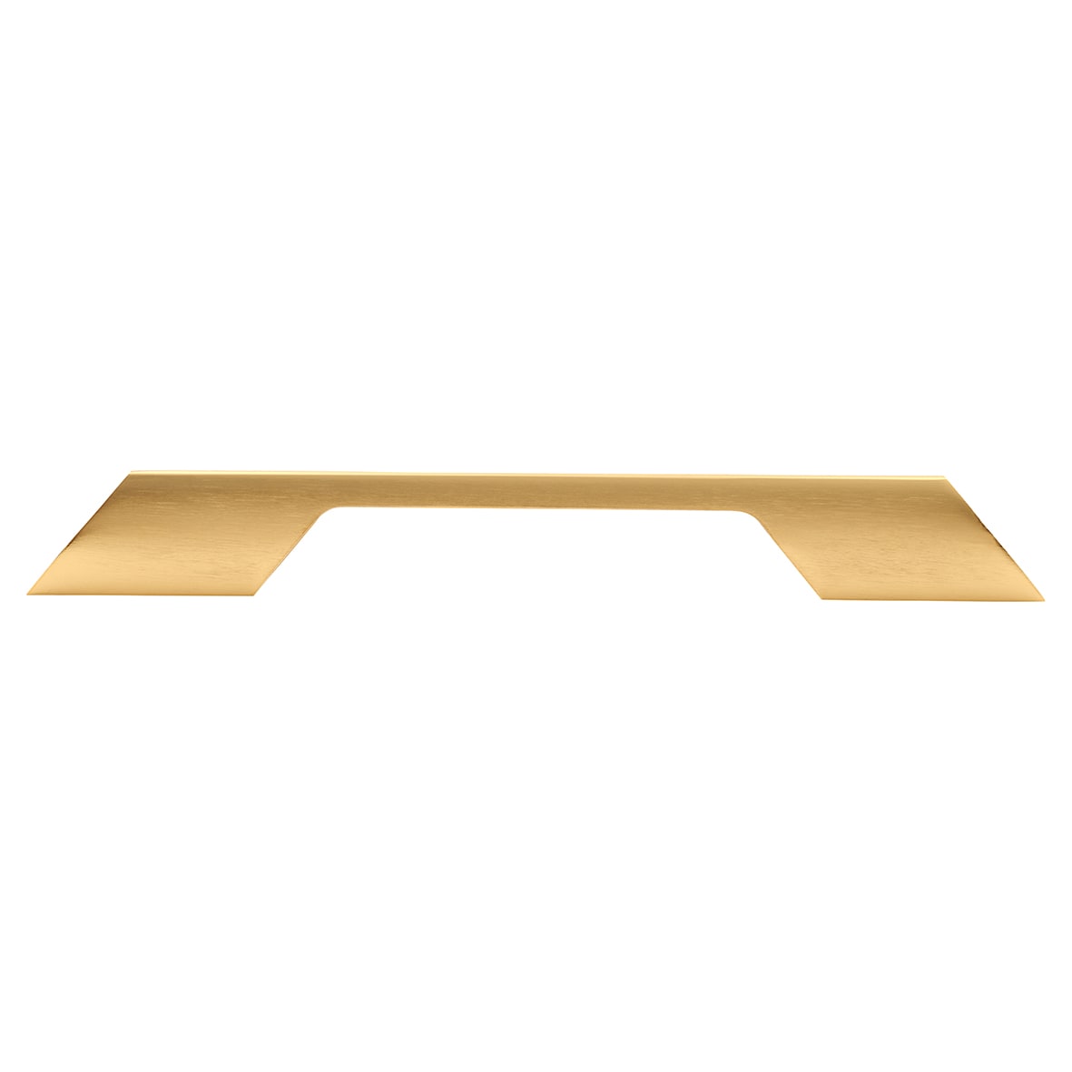 Scorpio 10mm Slim D-Bar Cabinet Pull Handle - 224mm Centres - Satin Brass - view 2