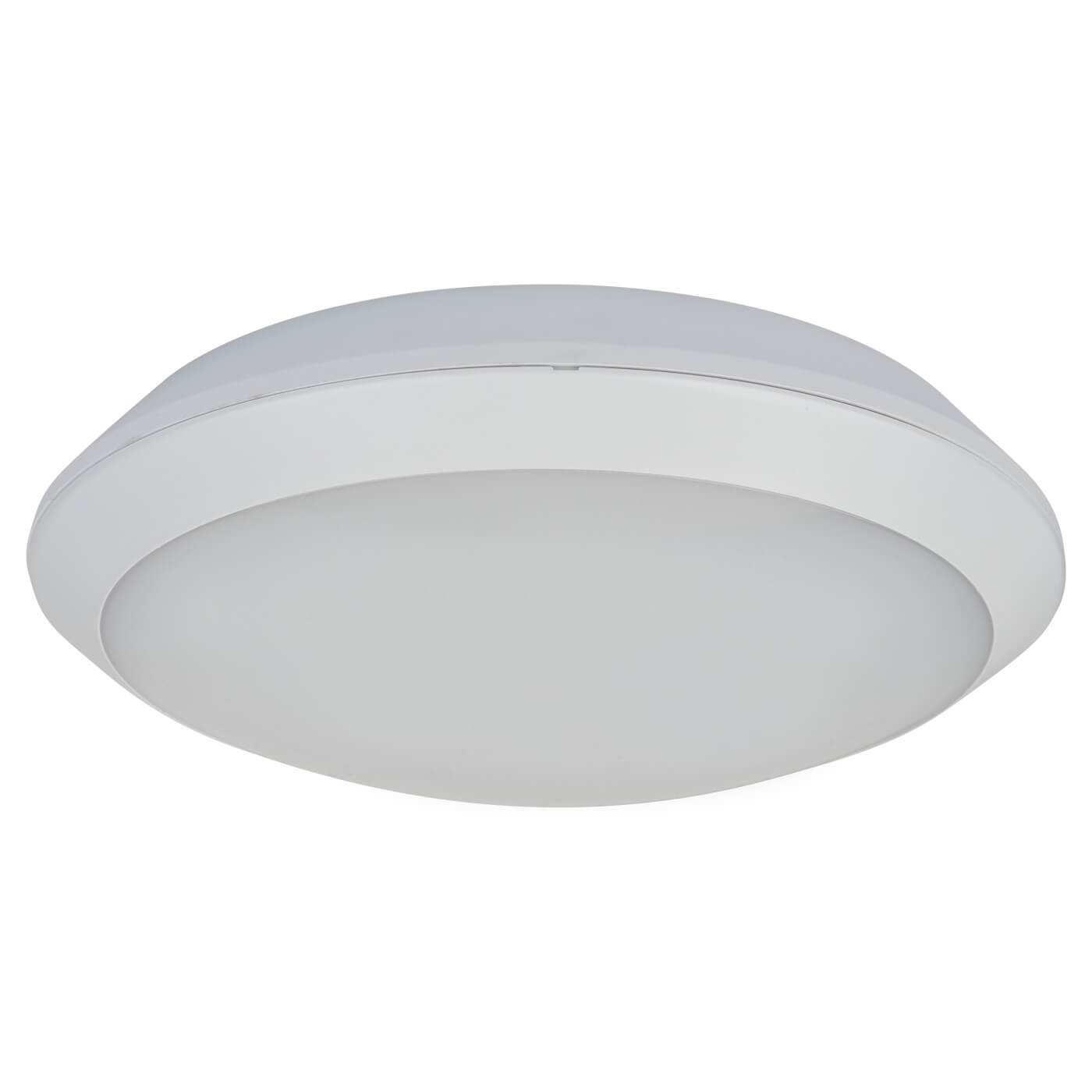 LED 15W Tough Shell+ LED Bulkhead Light with Emergency - - 4000K Cool White - White - view 2