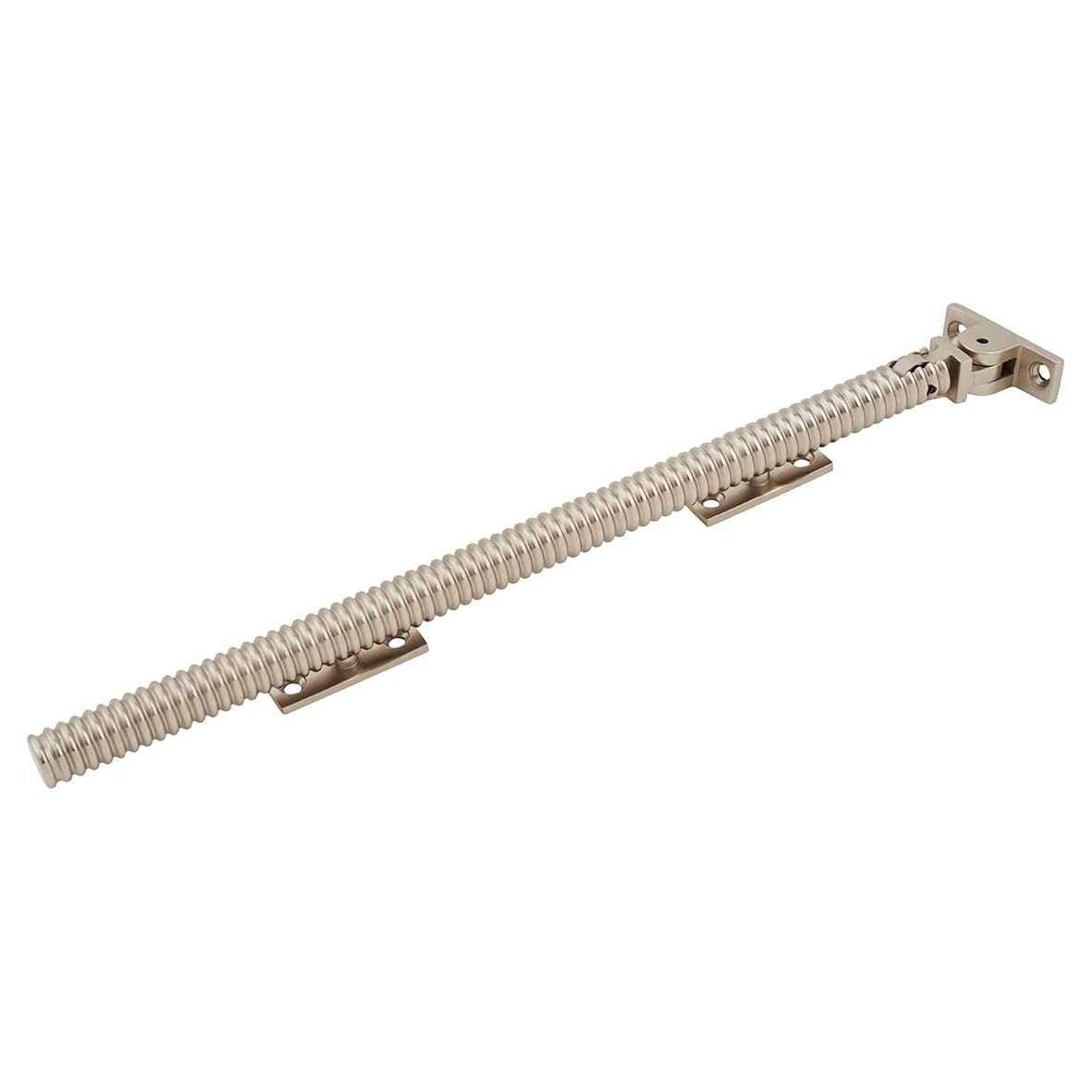 Iris Reeded Casement Window Stay - 10"/250mm Length - Satin Nickel - view 2
