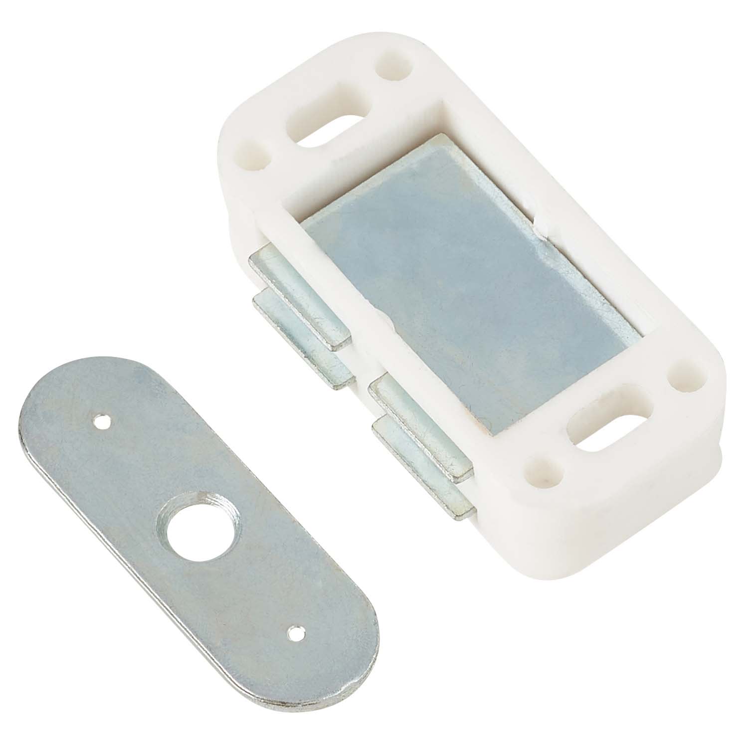 Budget Magnetic Catch - 42 x 22 x 13mm - 4.kg Pull - White - Pack of 5 - view 4