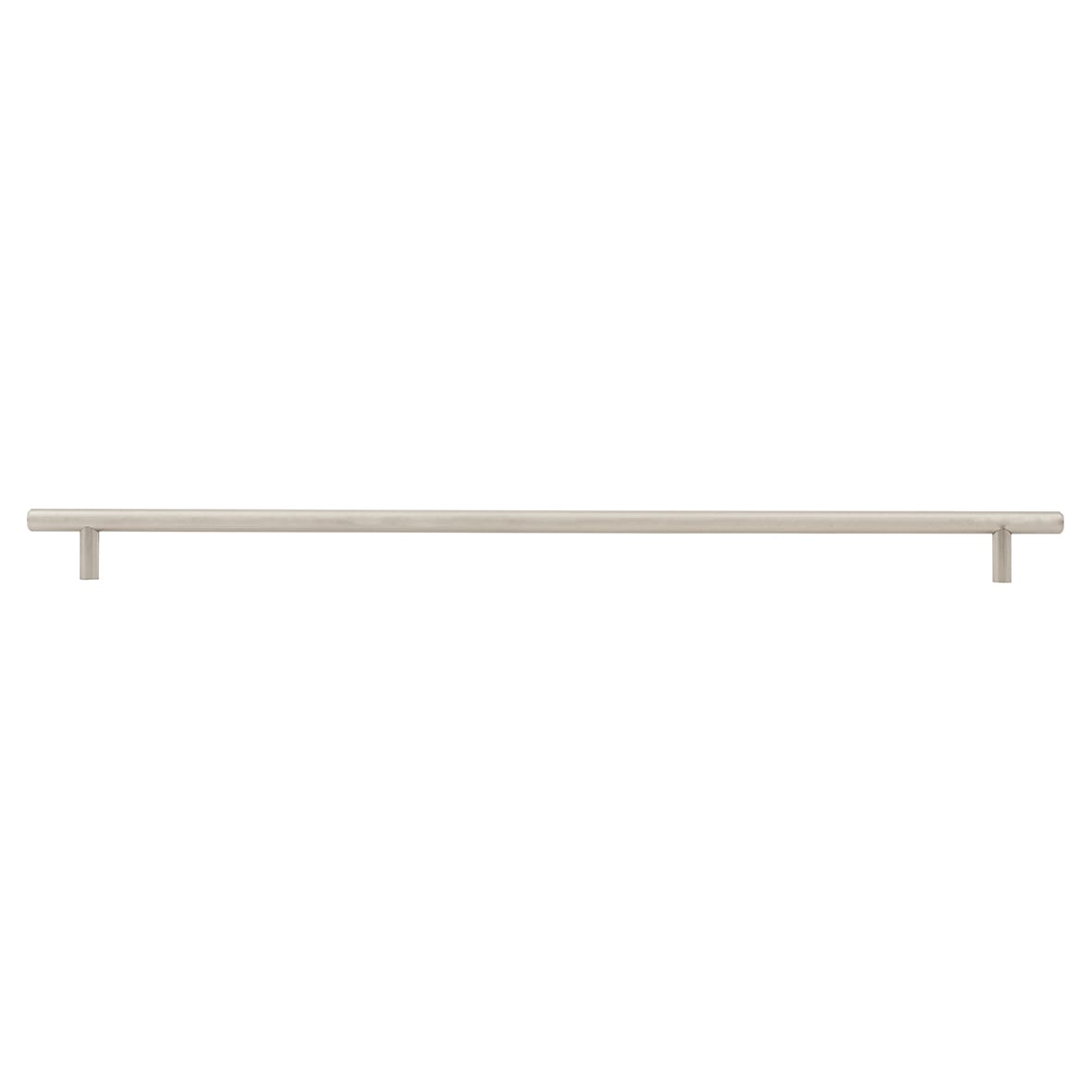 12mm T-Bar Cabinet Pull Handle - 448mm Centres - Satin Nickel - view 2