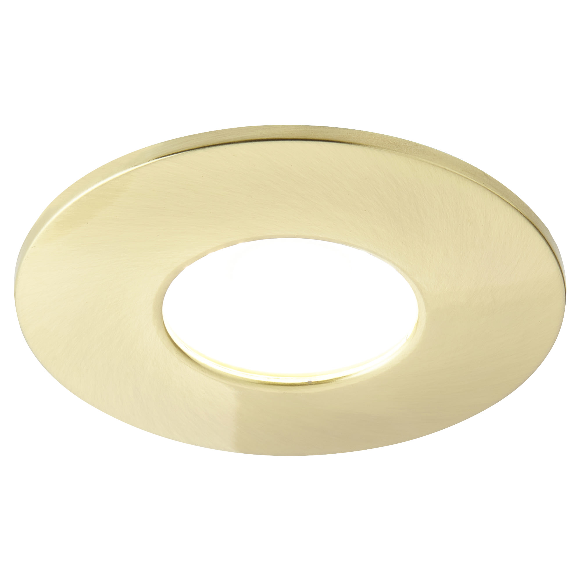 Forum Spa Rhom 8W IP65 Fire Rated LED Dimmable Fixed Downlight - 3/4/6000K CCT - Satin Brass - view 5