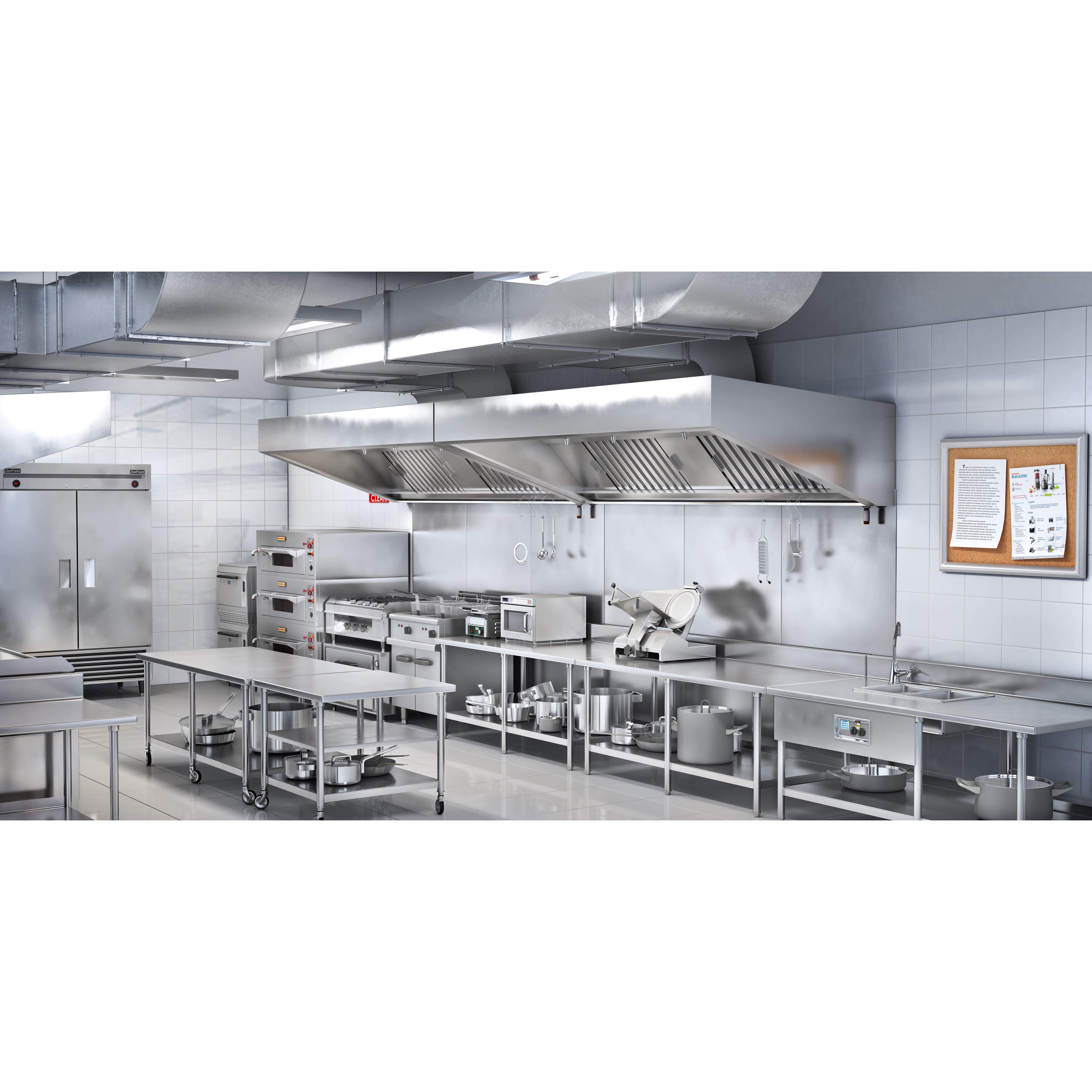 430 Stainless Steel Kitchen Splashback - 800 x 750mm - Satin - view 2