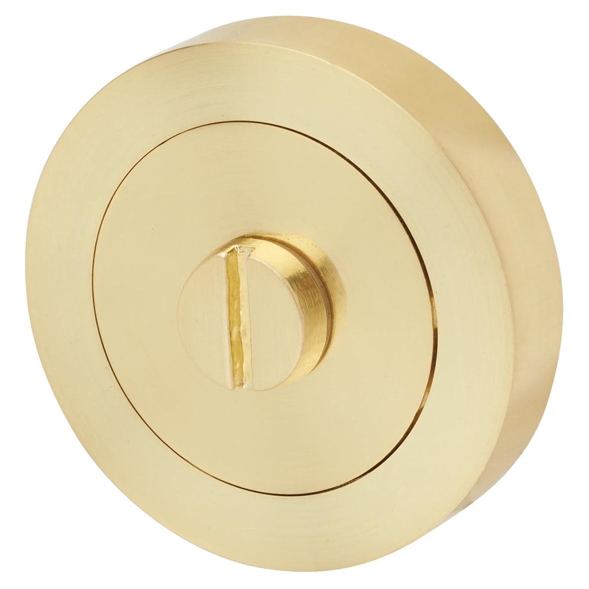 Brass Bathroom Turn & Release & Deadbolt Ultimate Kit - Satin Brass - view 3