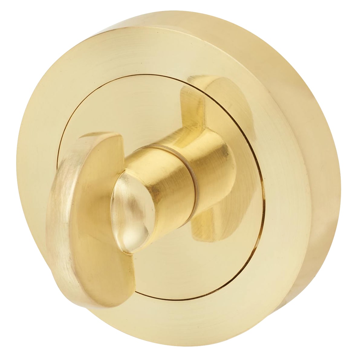 Brass Bathroom Turn & Release & Deadbolt Ultimate Kit - Satin Brass - view 4