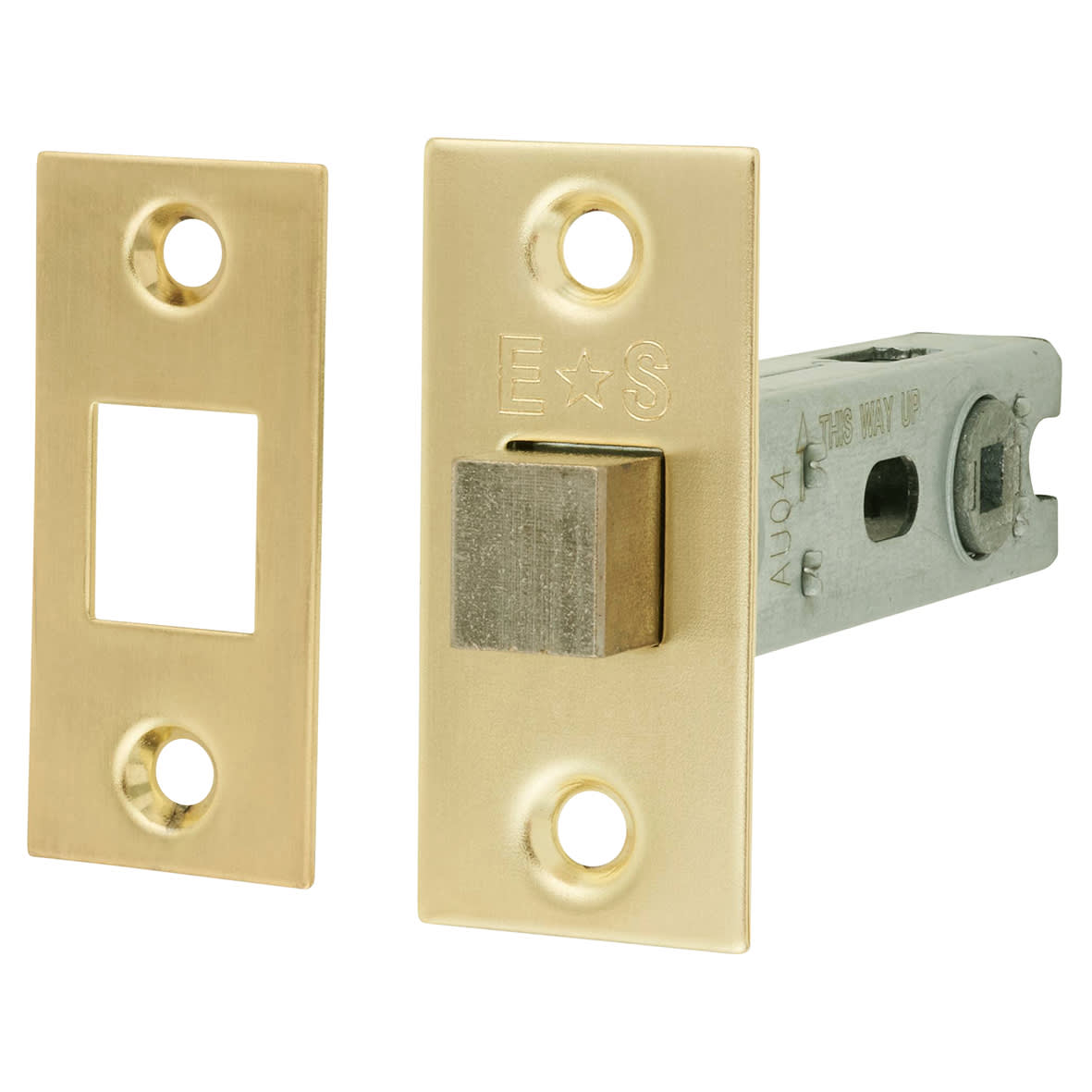 Brass Bathroom Turn & Release & Deadbolt Ultimate Kit - Satin Brass - view 5