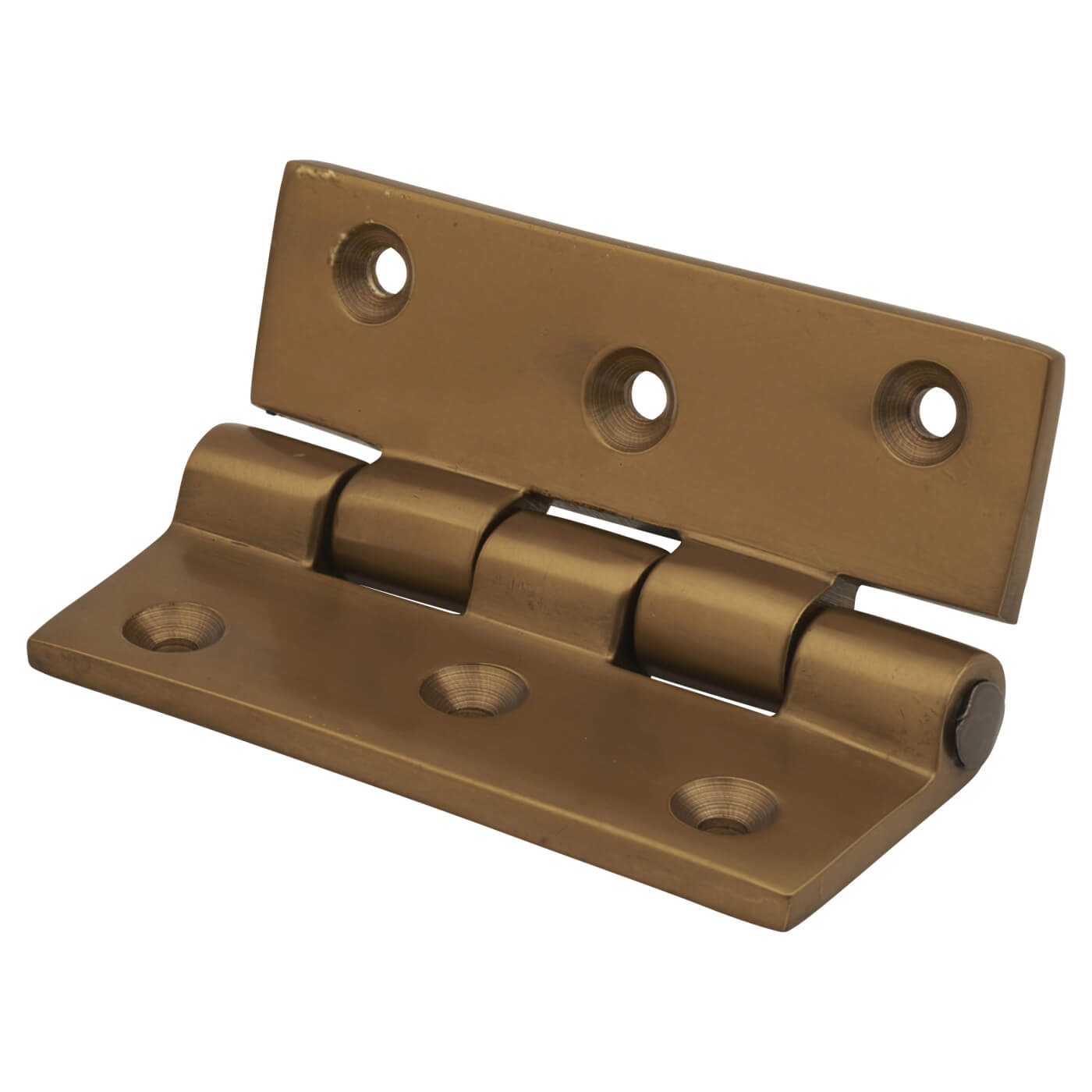 Butt Door Hinge - 75 x 50 x 4.5mm - Antique Bronze - Pair - view 3