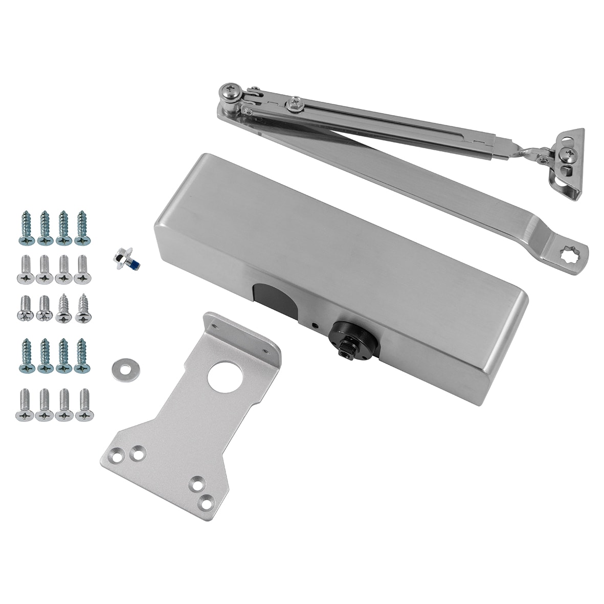 93 Series Overhead Fire Door Closer - Power Size 2-4 - Push/Pull Mounting - Satin Nickel - view 2