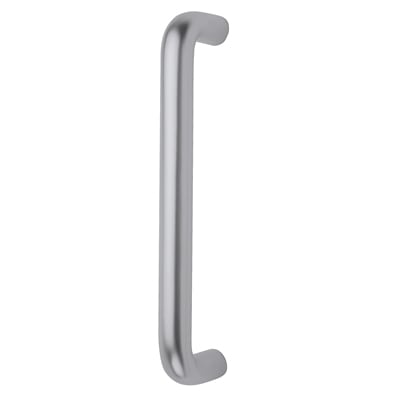 Satin Aluminium 19mm D-Bar Door Pull Handle - Bolt Fix - 150mm Centres - view 2