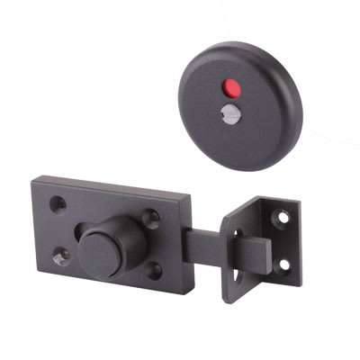 Pro Cubicle Indicator Bolt - 12-13mm Panels - Black Textured - view 2