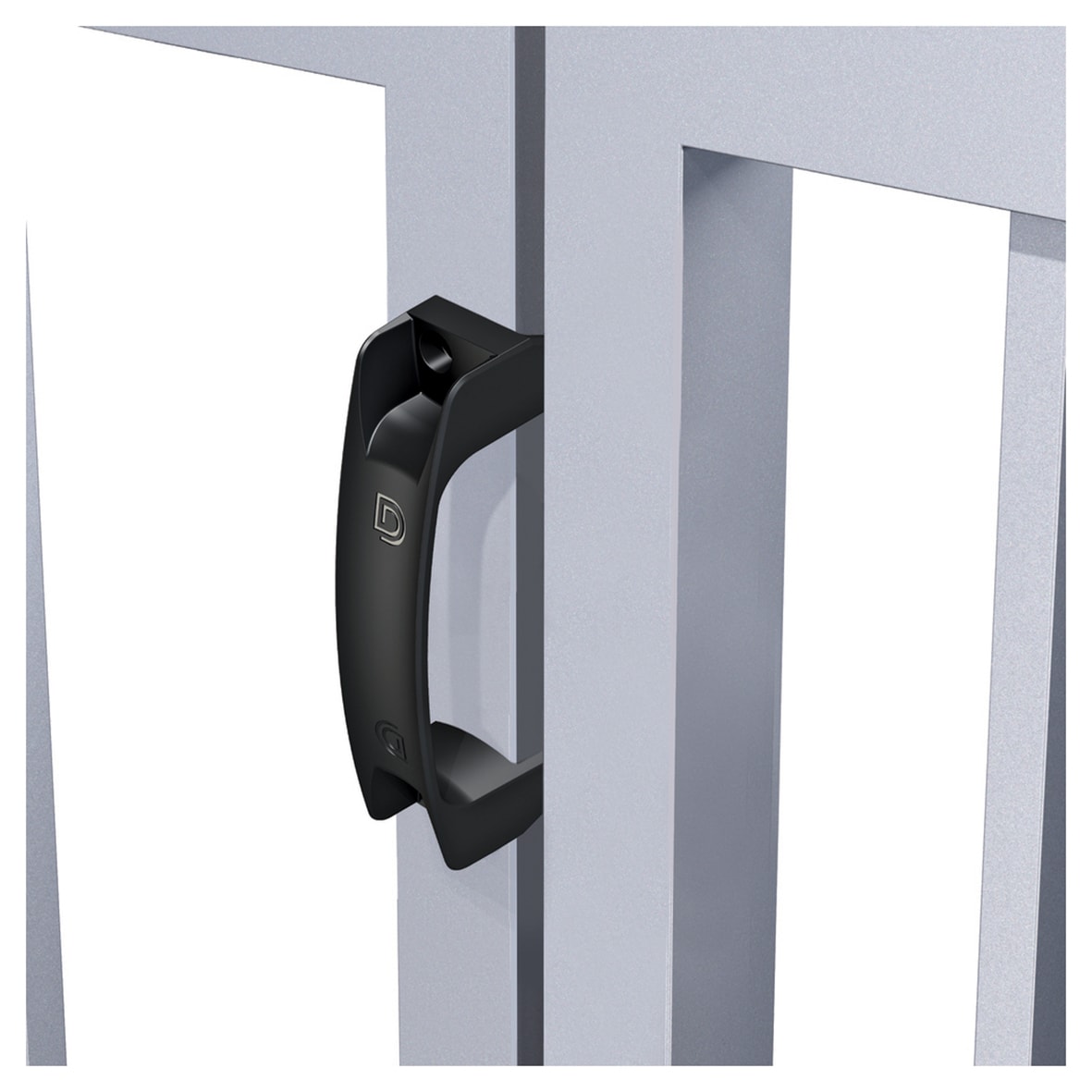 D&D Gate Handle - 420mm Length - Black - view 2