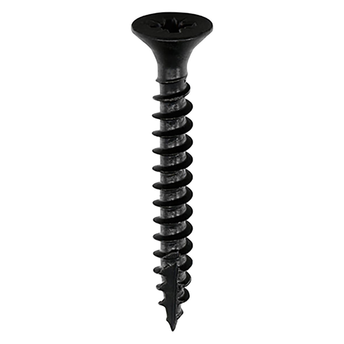 Classic Pozi Countersunk Wood Screws - 5.0 x 30mm - Black Passivated - Pack of 200 - view 2