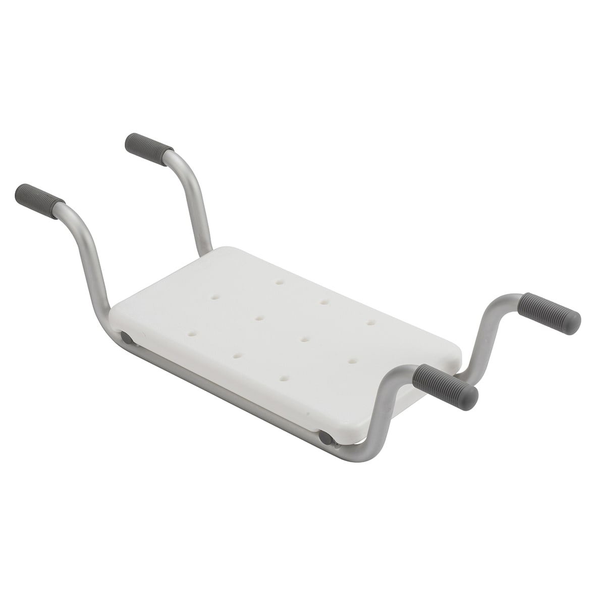 Easy-Fit Bath Bench - 188 x 735 x 225mm - White/Satin Aluminium - view 2