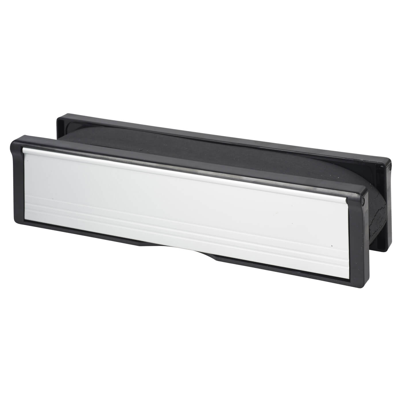 Intumescent Economy Letter Plate - Fire Rated - 304 x 70mm - Satin Anodised Aluminium Cover - view 2