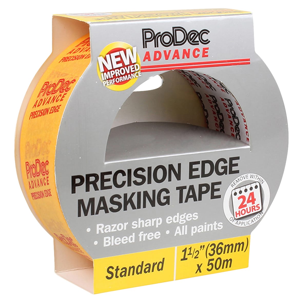 Precision Edge Masking Tape - 36mm x 50m - Orange - view 2