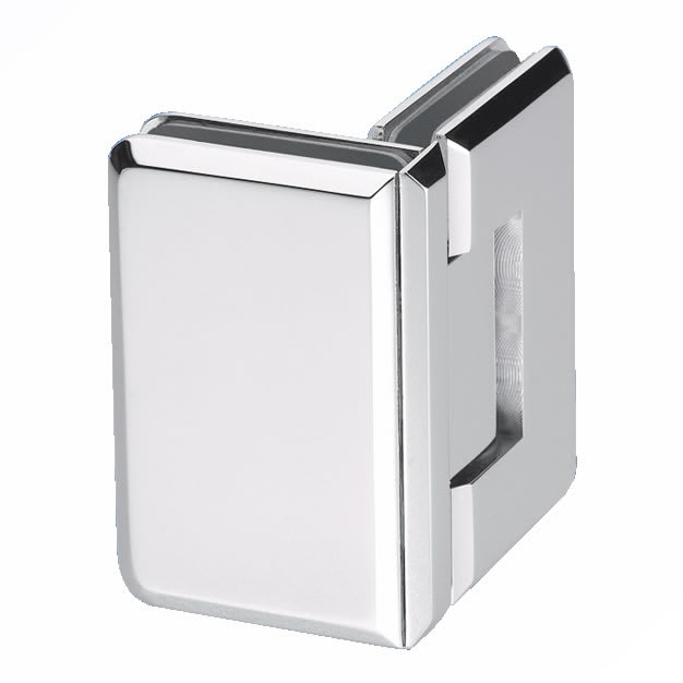 Glass to Glass Shower Hinge - 90°- 6-8mm Glass - Polished Chrome - view 2
