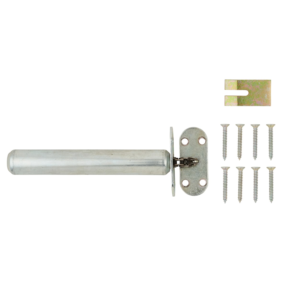 Concealed Chain Door Closer - Radius Plate - Polished Chrome - view 6