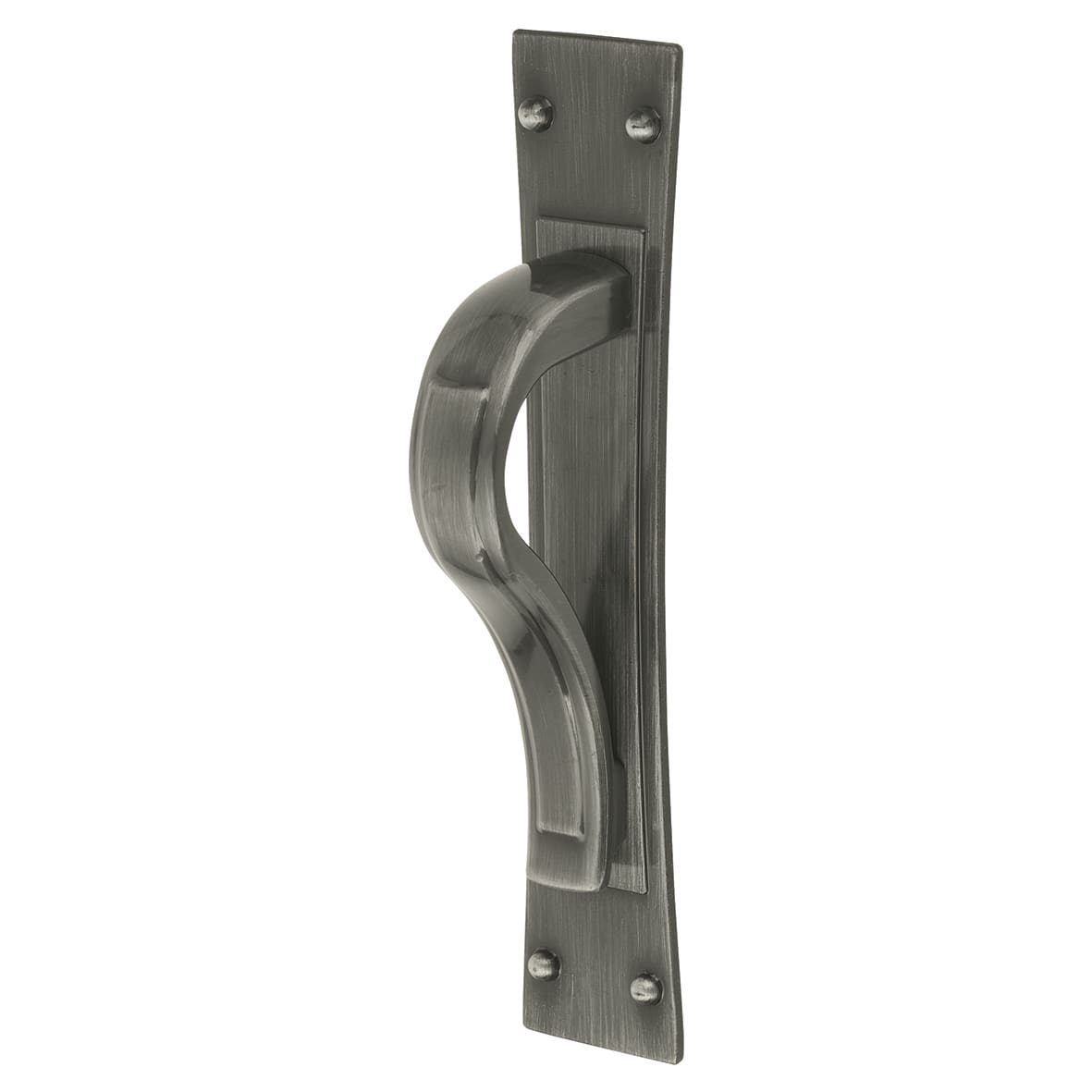 Titan Georgian Latch Cabinet Pull Handle on Backplate - 64mm Centres - Pewter - view 2
